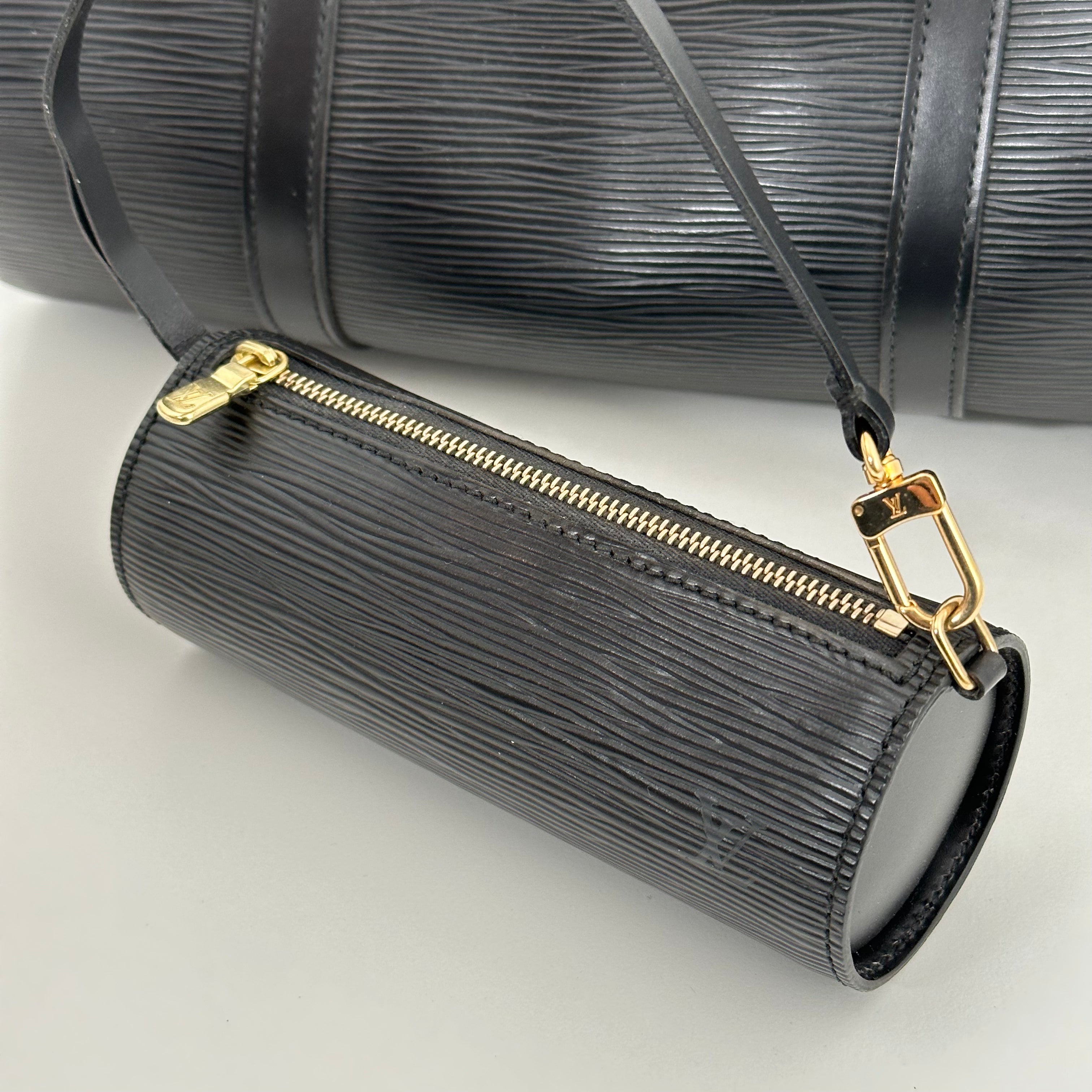 Black Epi Soufflot w/ Pouch