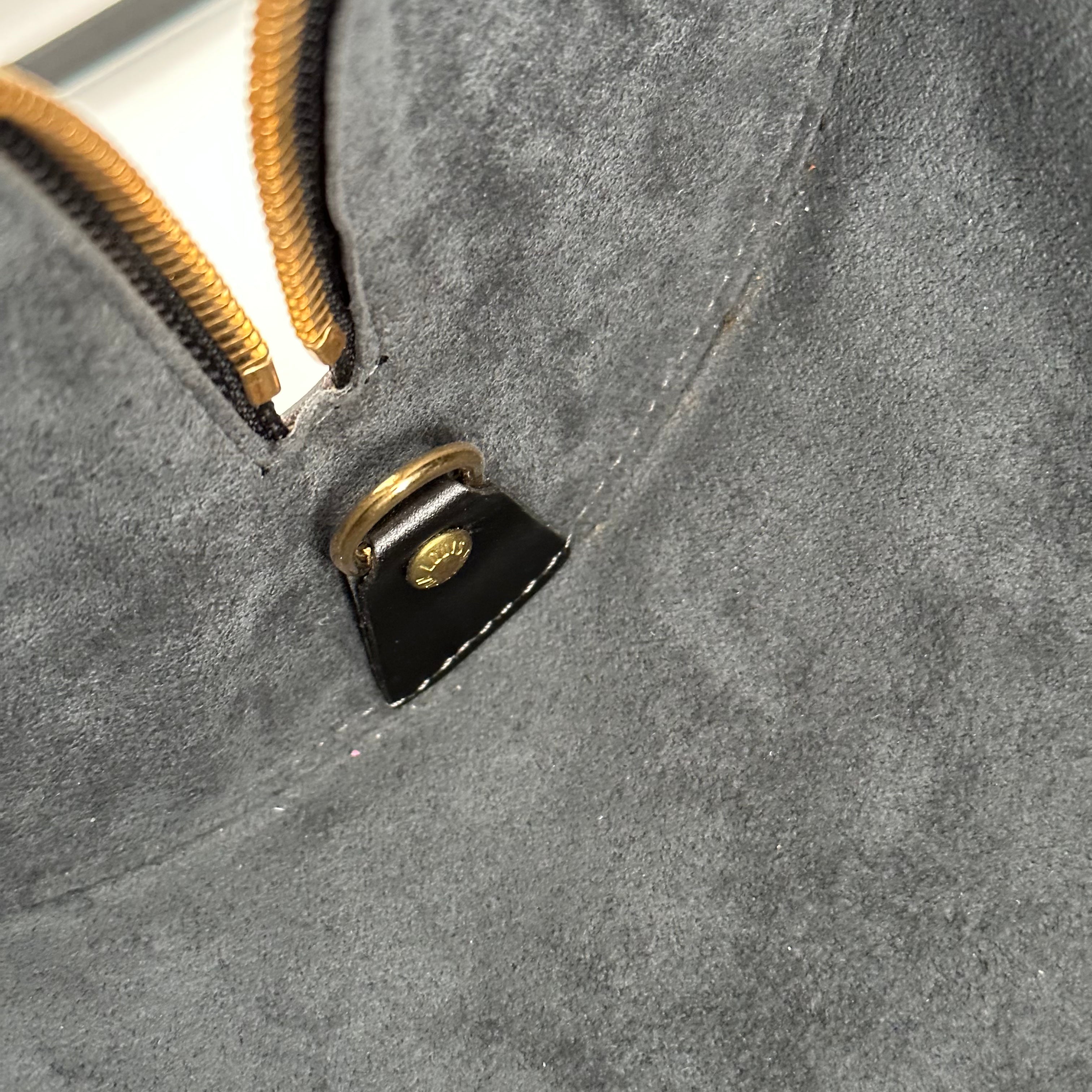 Black Epi Soufflot w/ Pouch