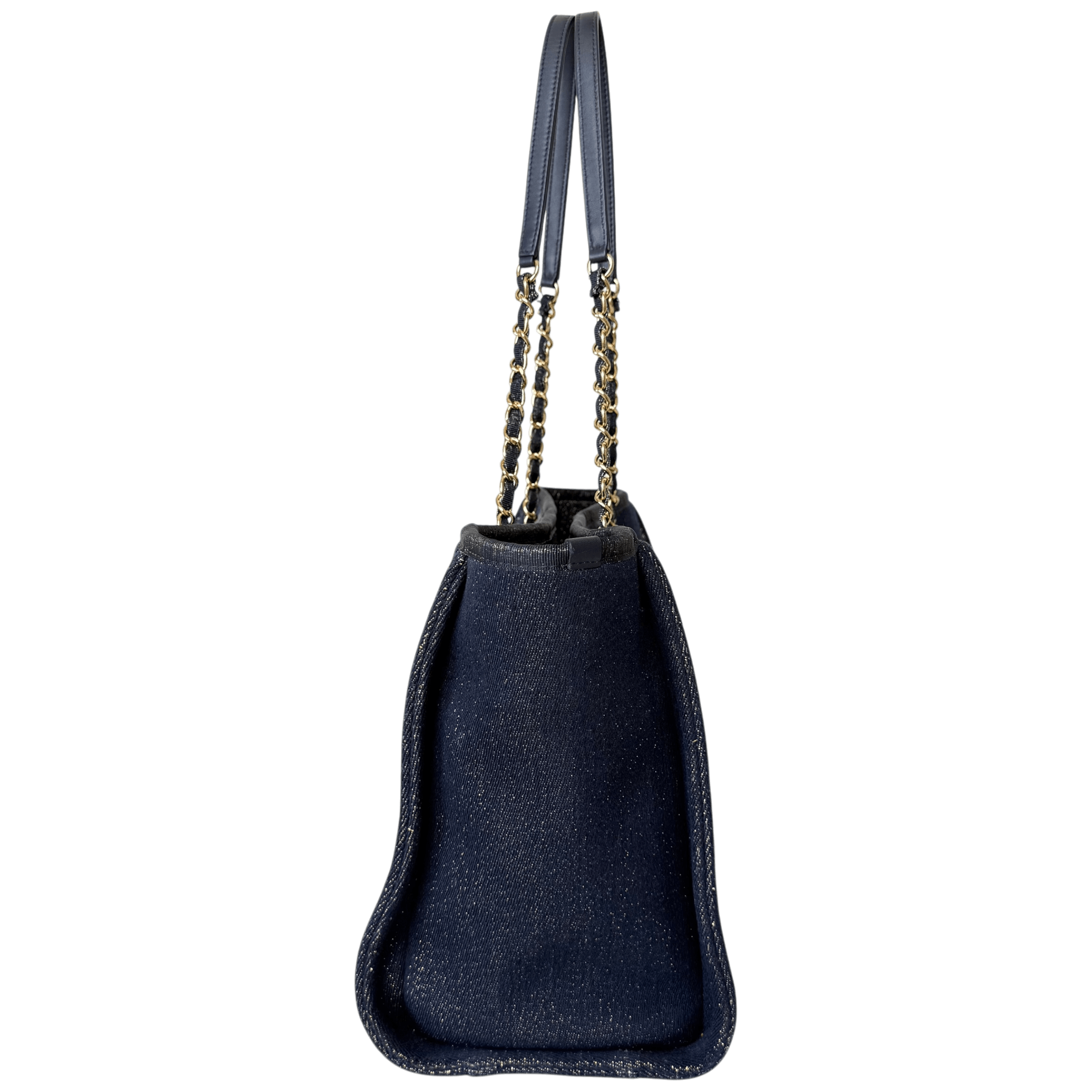Lurex Canvas Small Deauville Glitter Detail