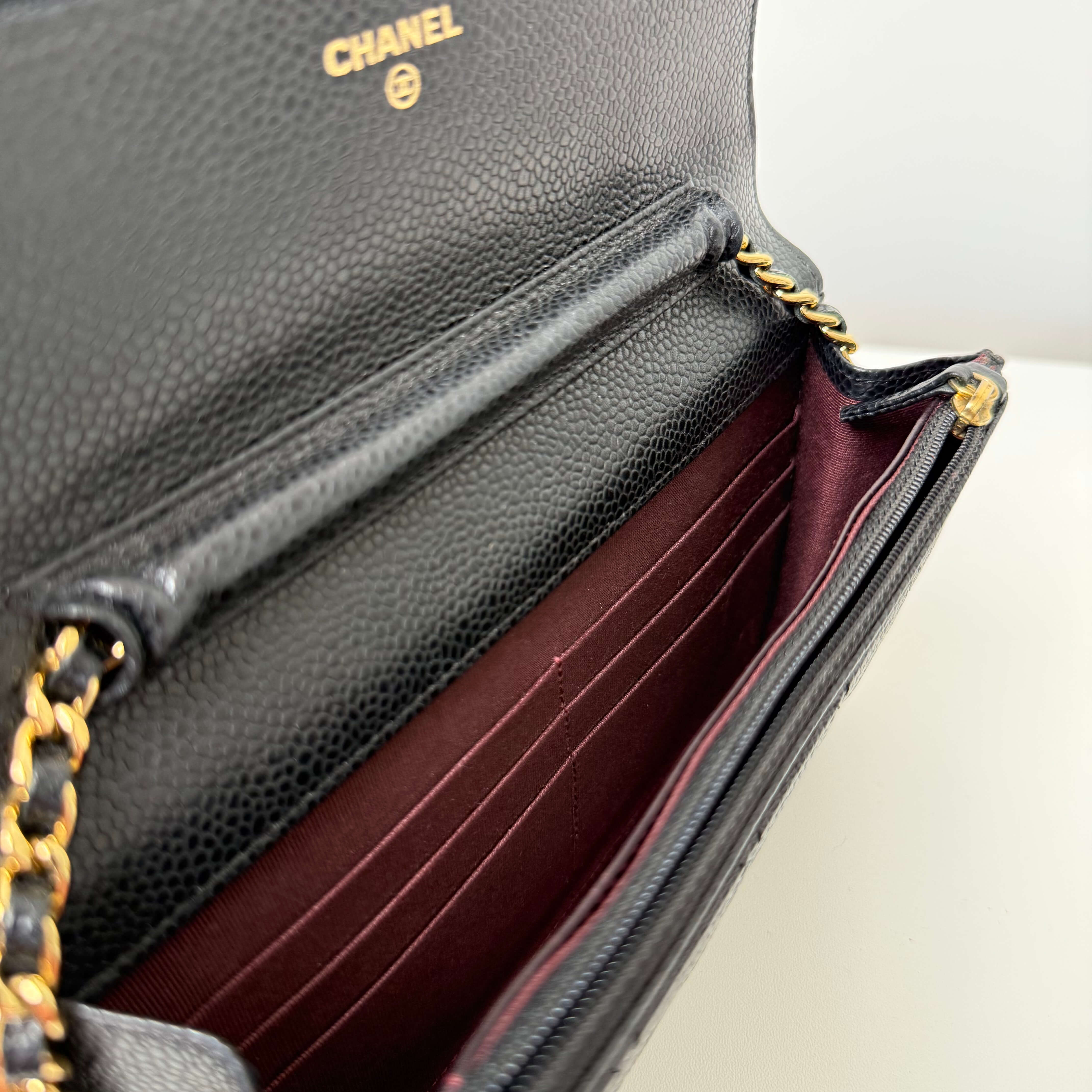 WOC Caviar Leather