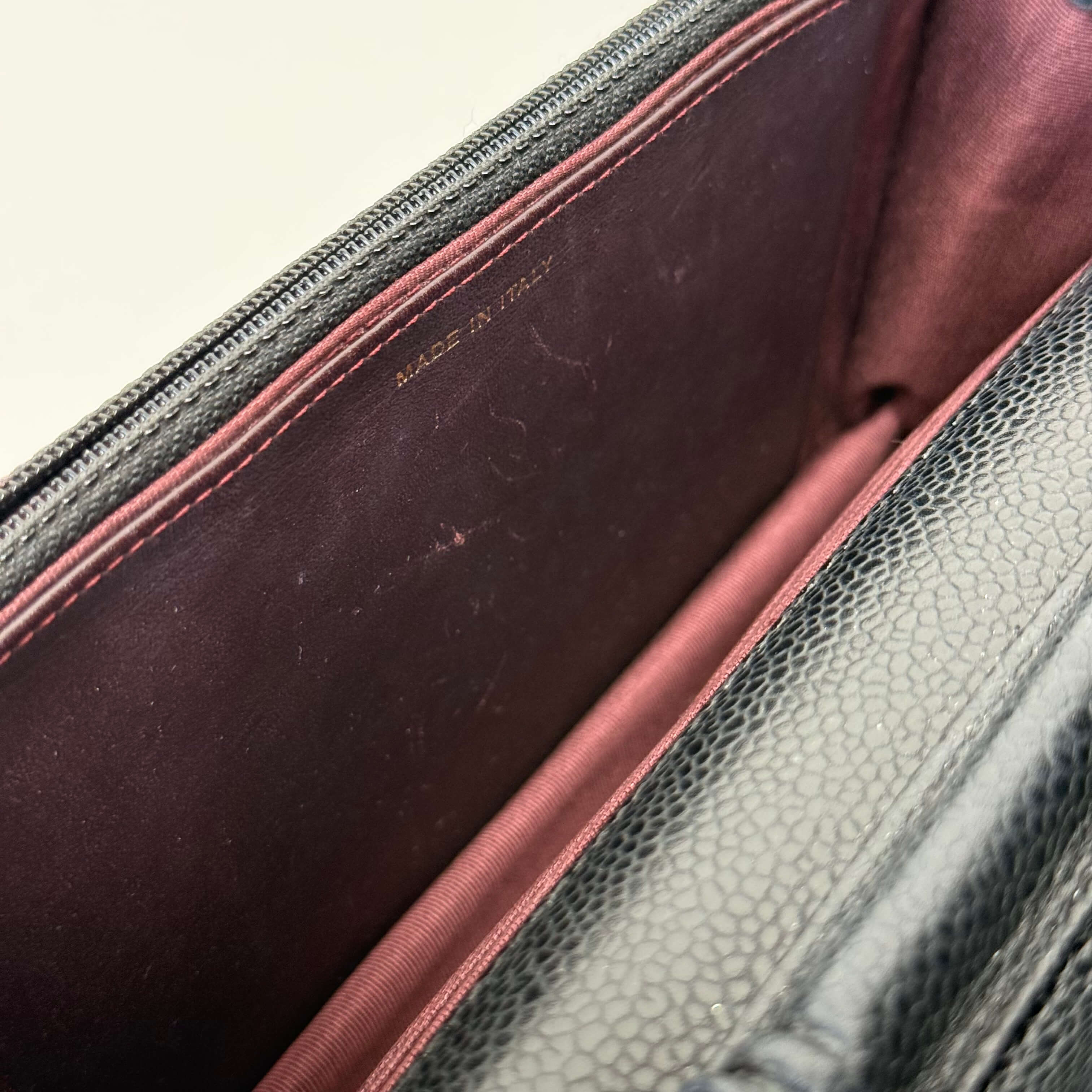 WOC Caviar Leather