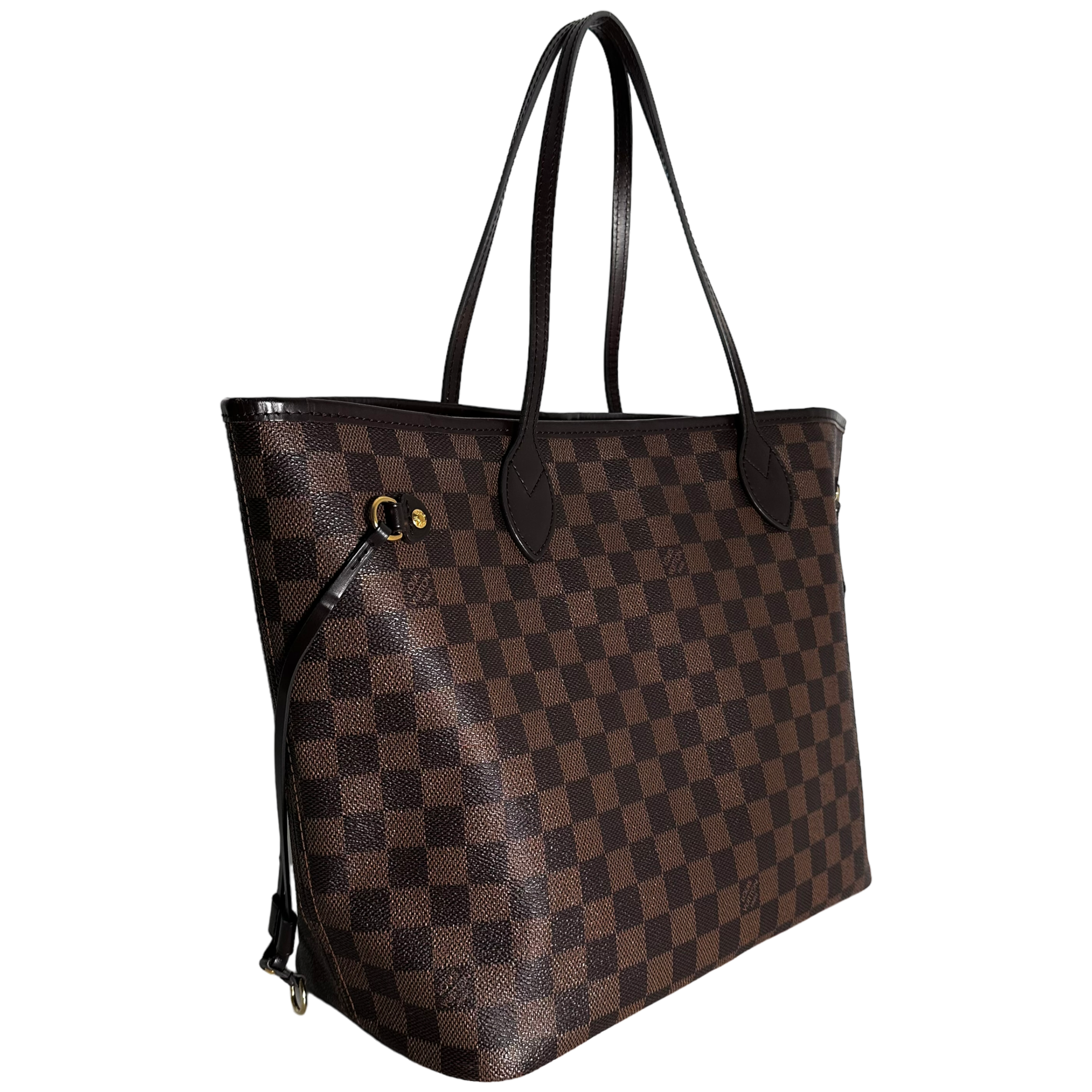 Damier Ebene Neverfull MM w/ Pouch