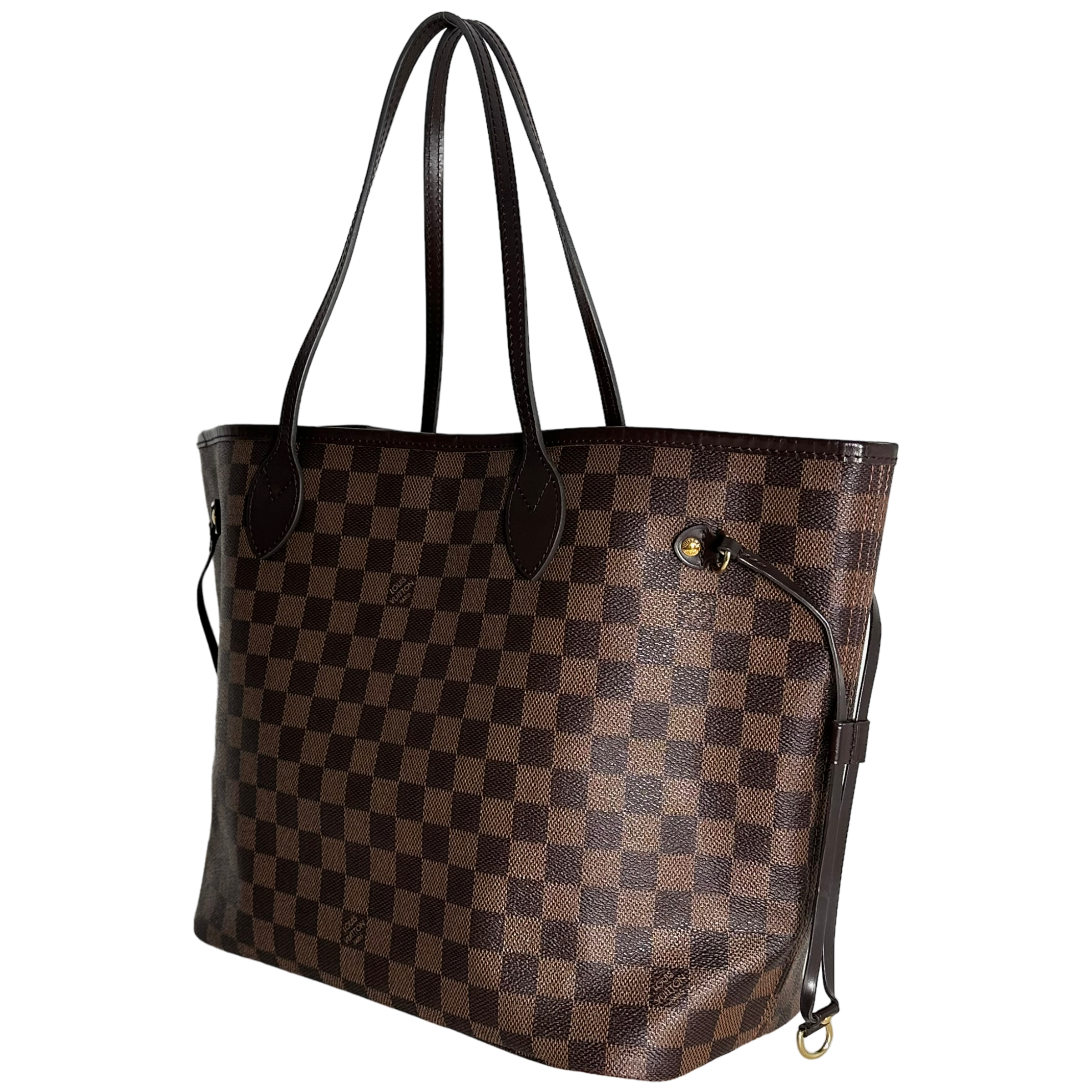 Damier Ebene Neverfull MM w/ Pouch