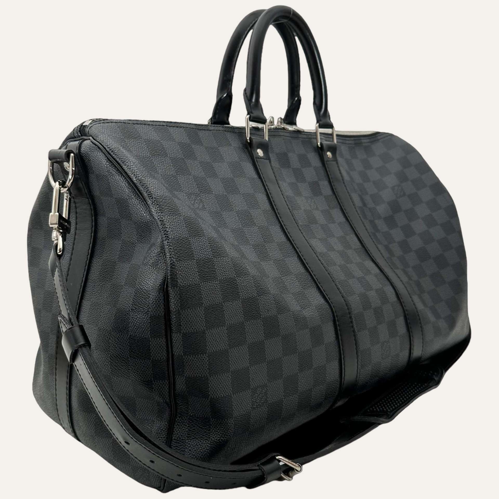 Damier Graphite Keepall Bandouliere 45