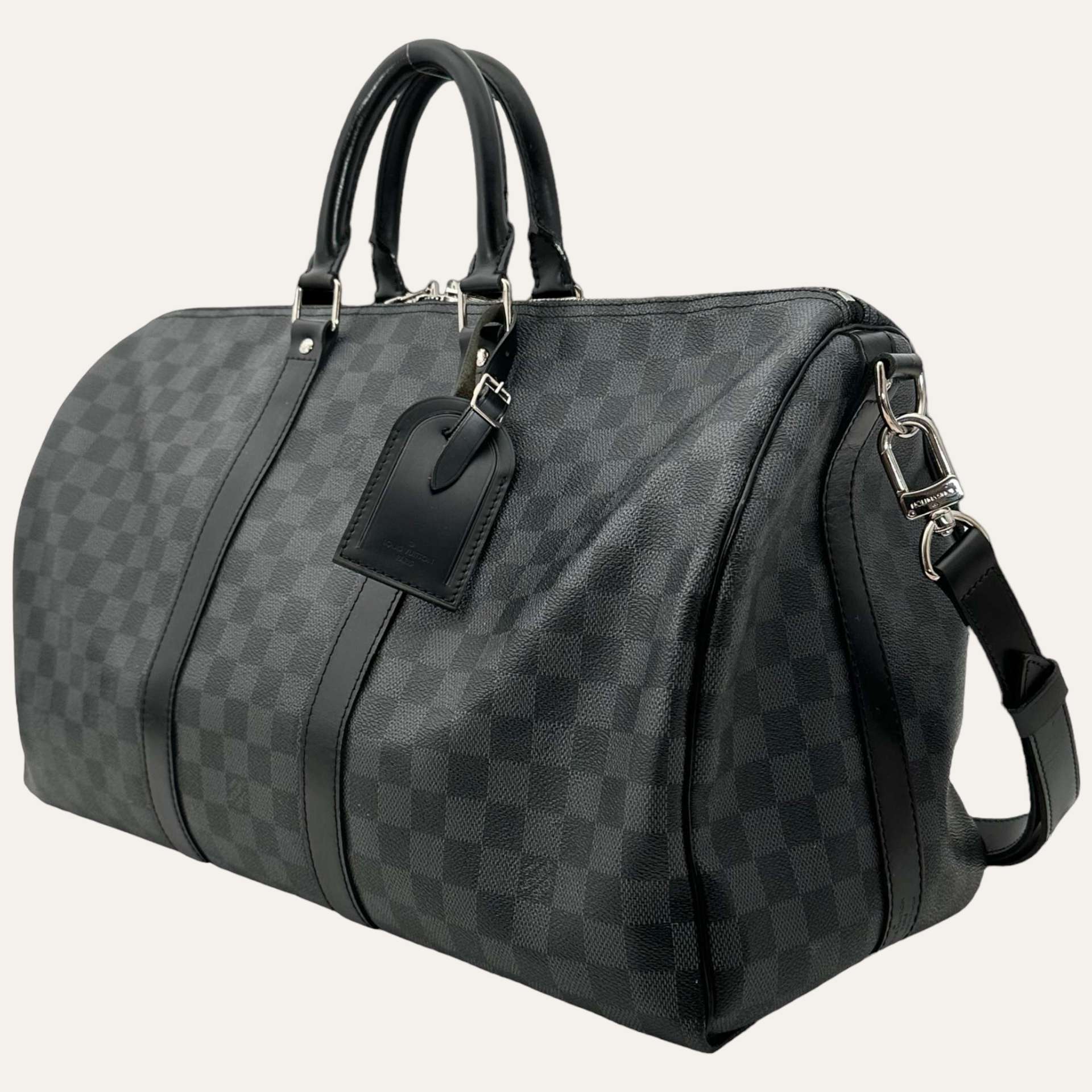 Damier Graphite Keepall Bandouliere 45
