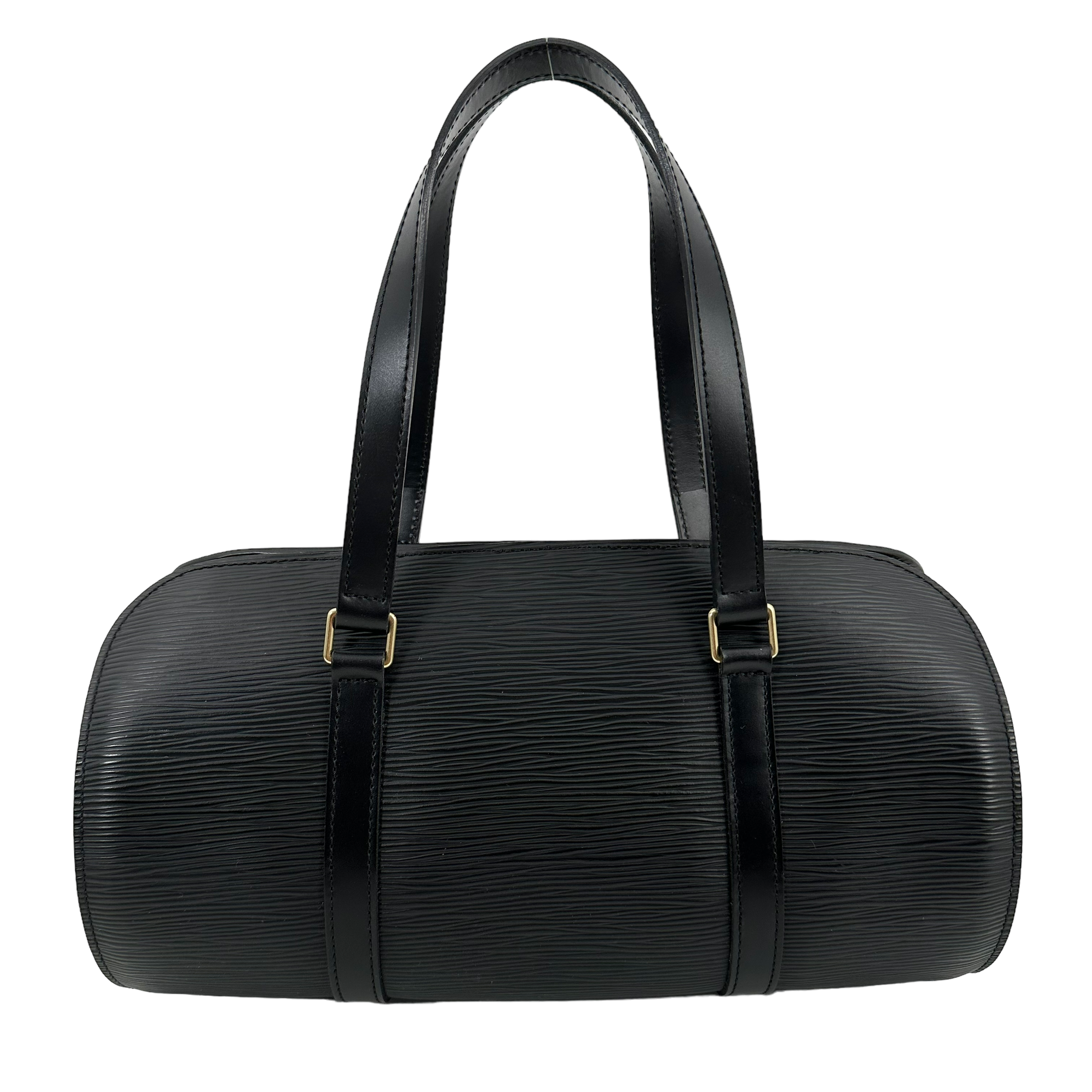 Black Epi Soufflot w/ Pouch