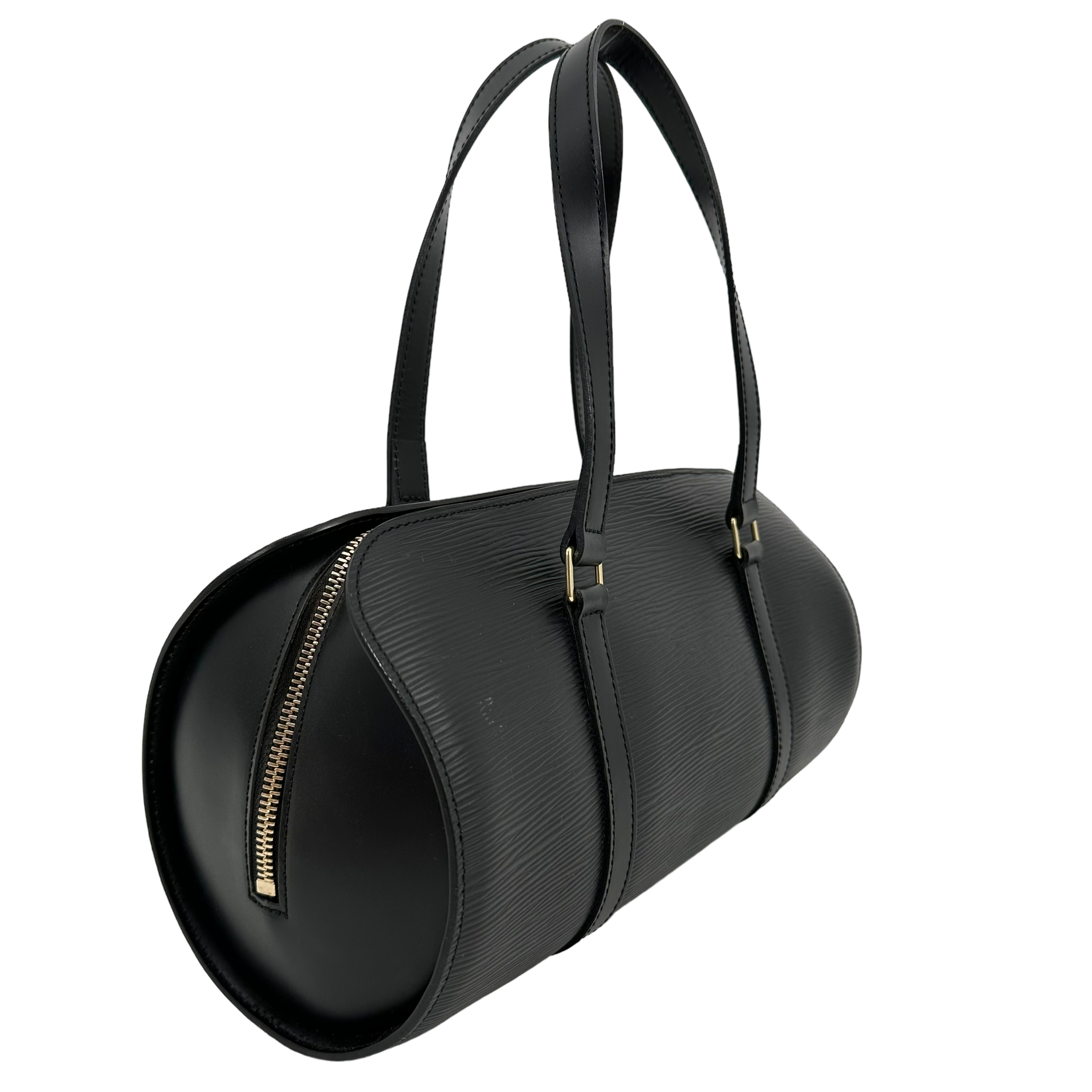 Black Epi Soufflot w/ Pouch
