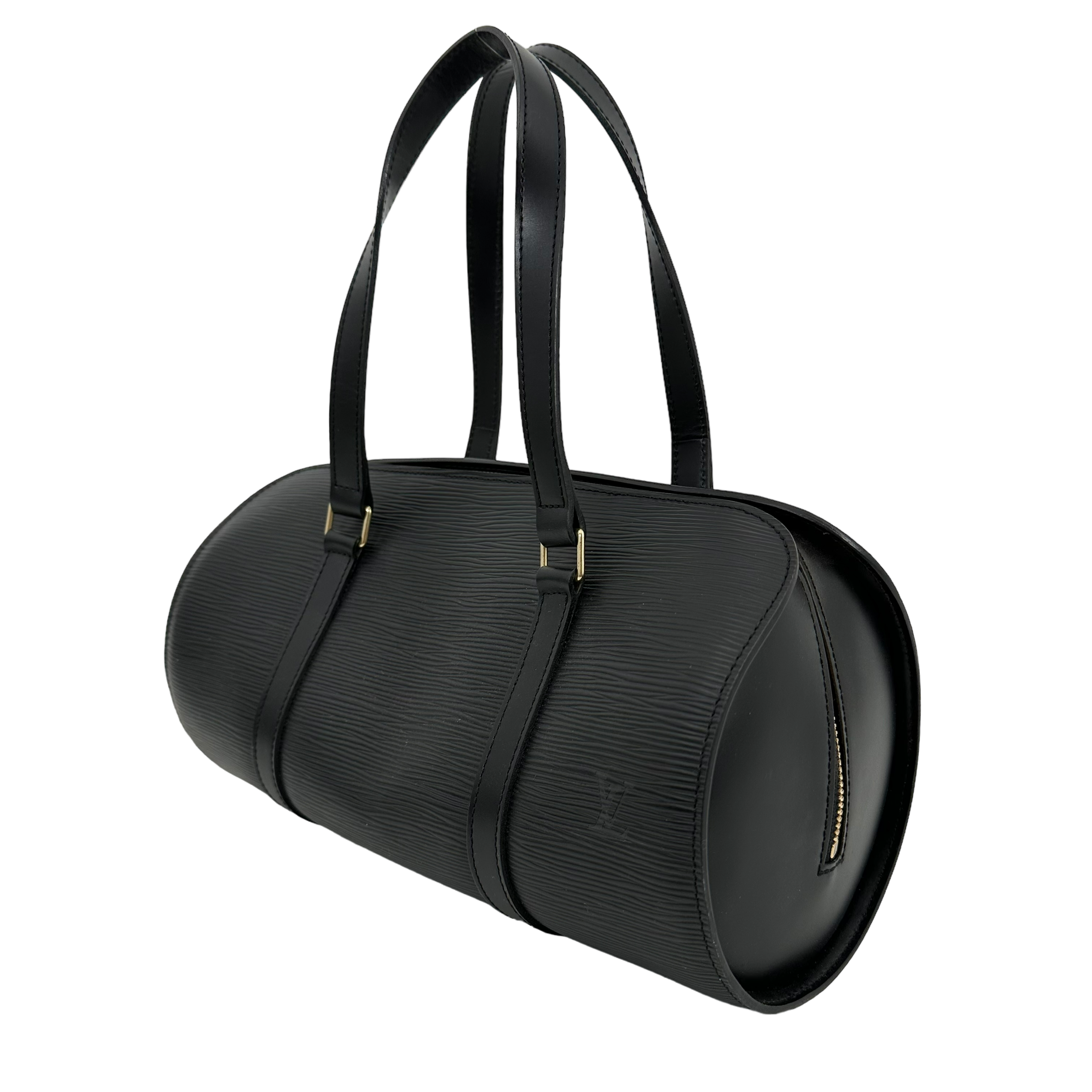 Black Epi Soufflot w/ Pouch