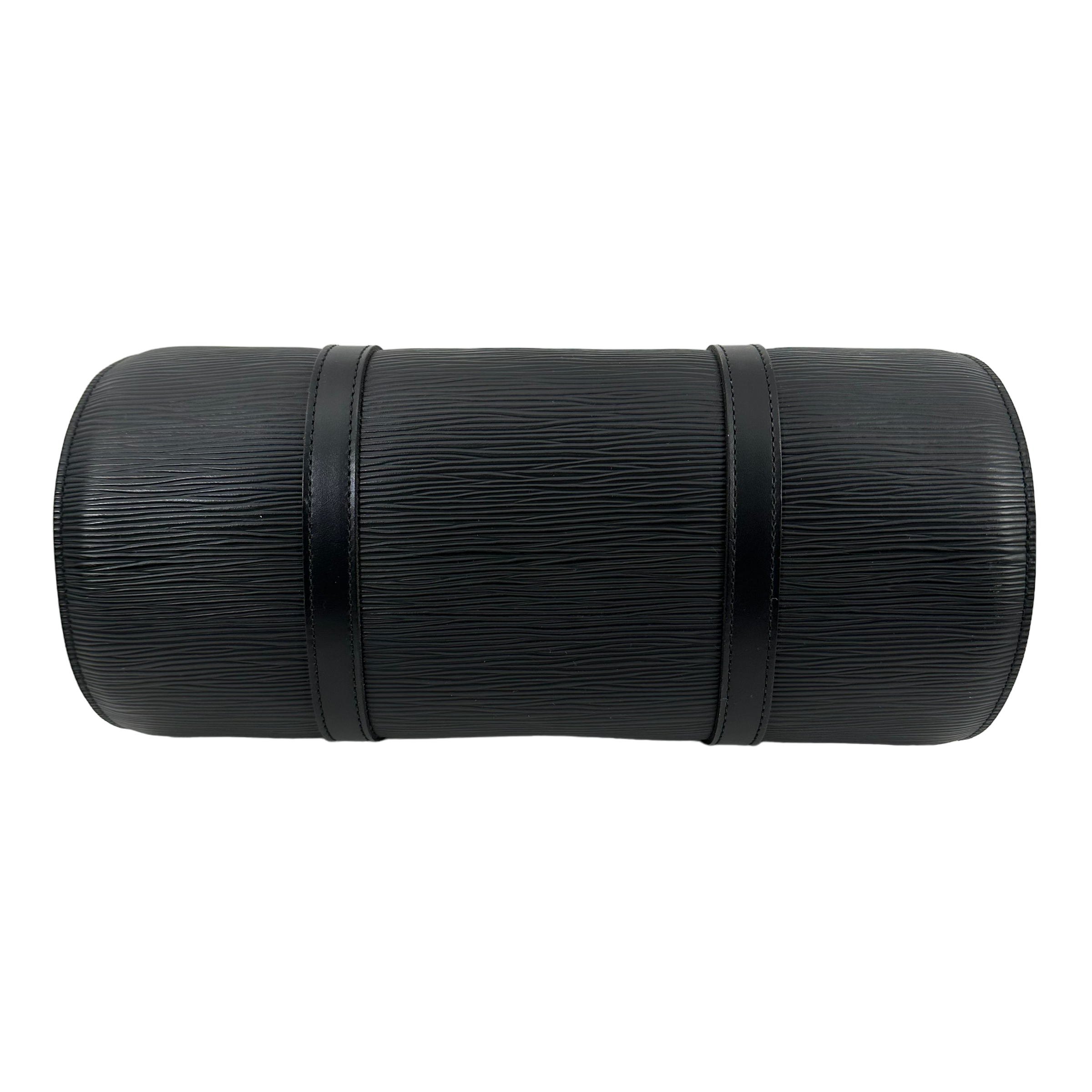 Black Epi Soufflot w/ Pouch