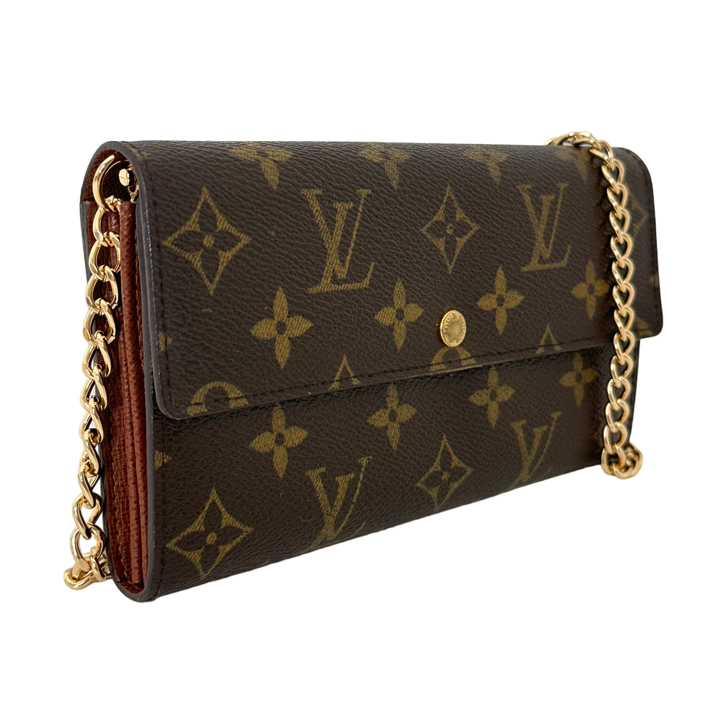 Sarah Wallet with Gold Chain
