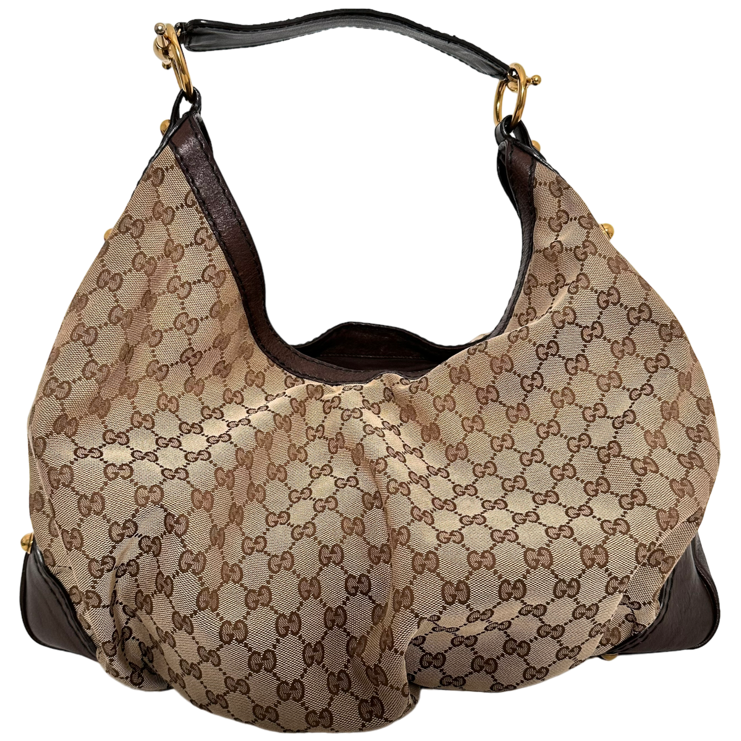 Large GG Canvas Hobo Bag