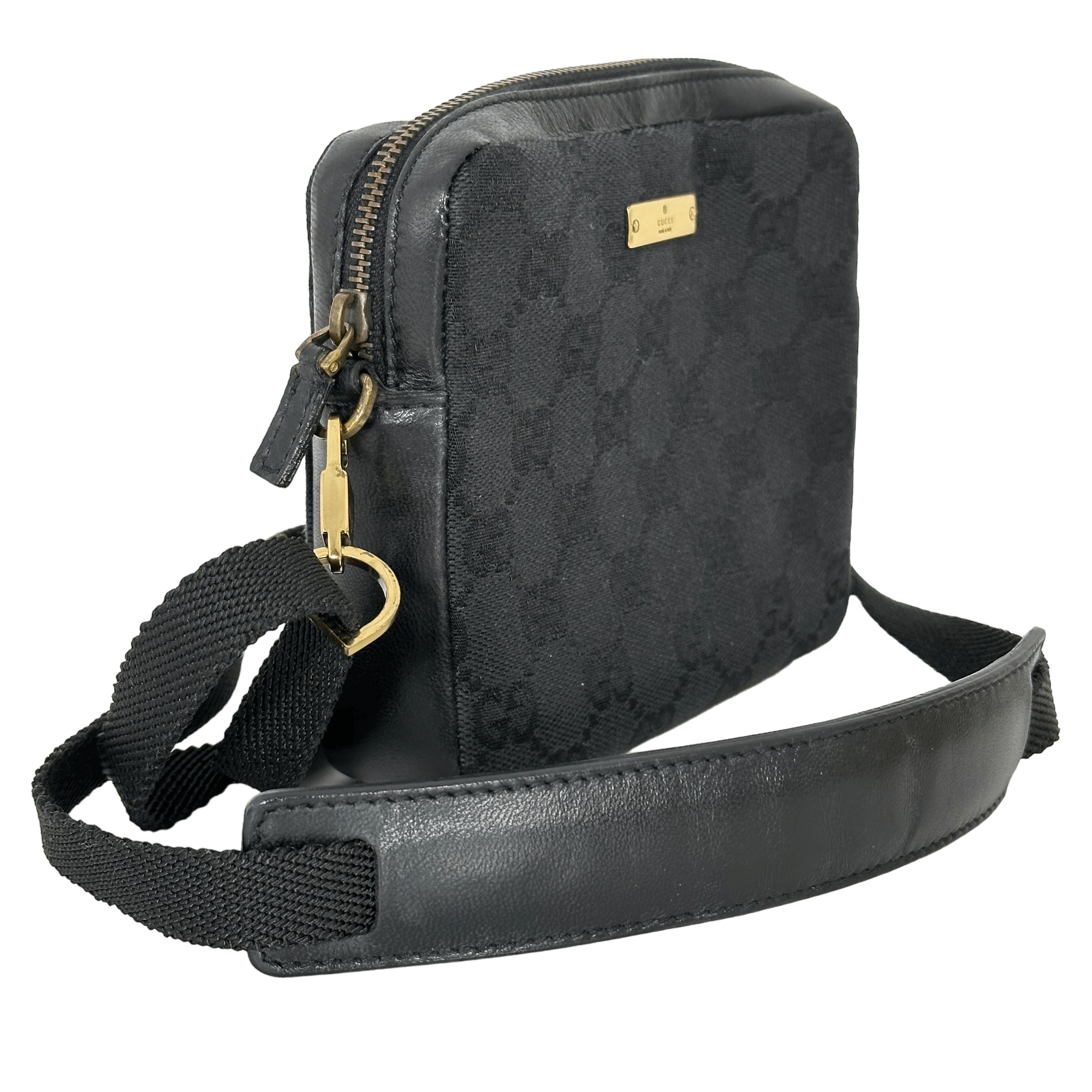Black GG Square Crossbody