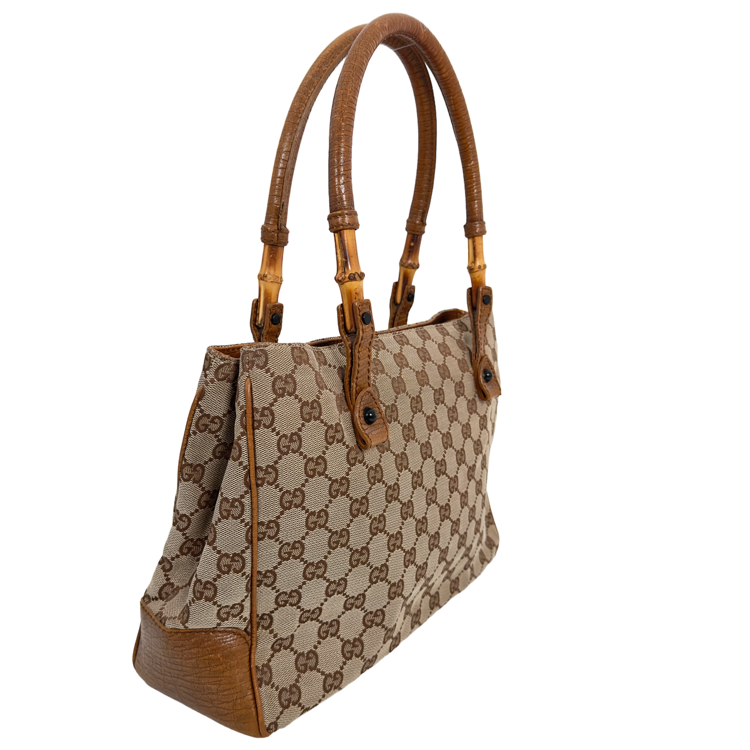 Small GG Bamboo Tote