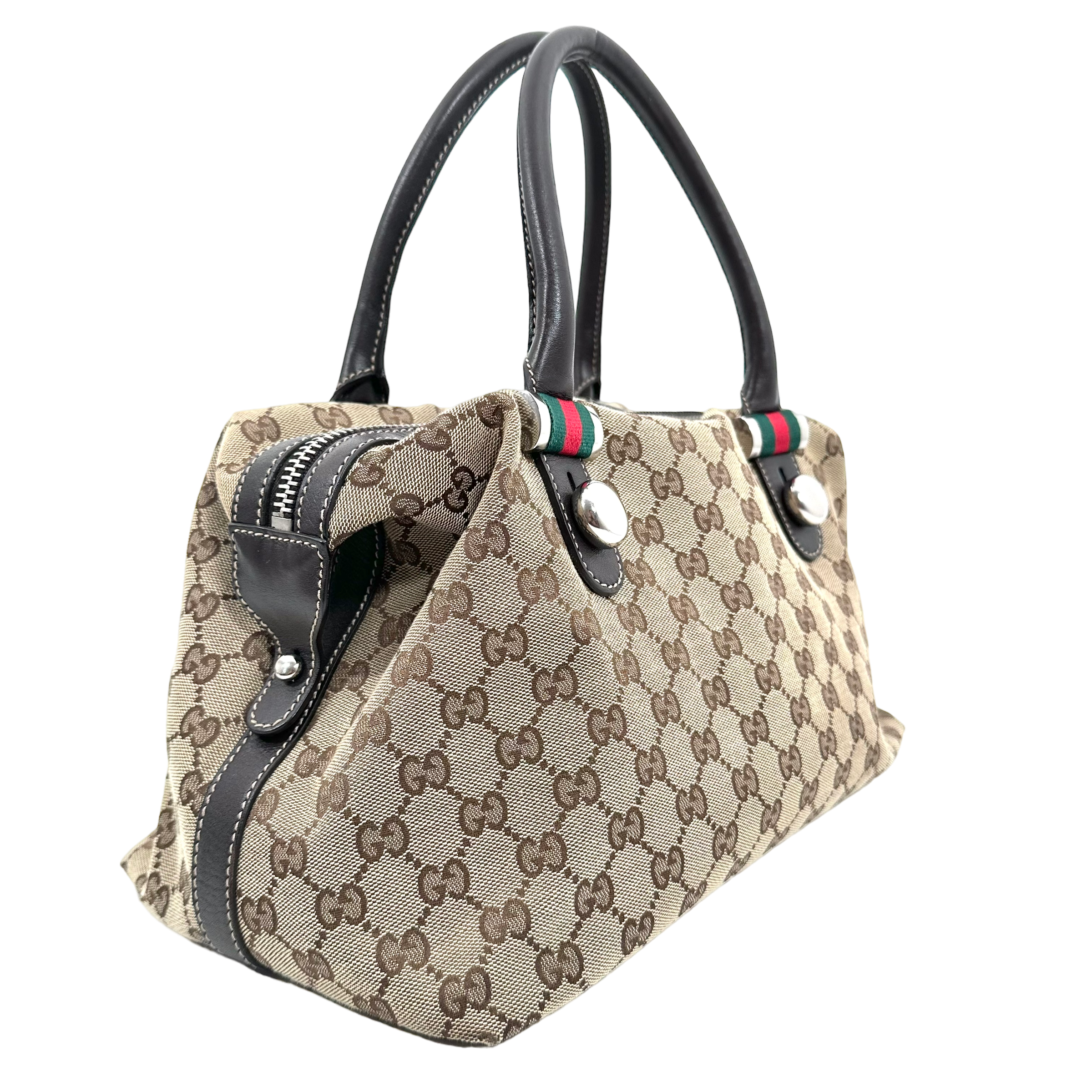 Vintage GG Canvas Handbag