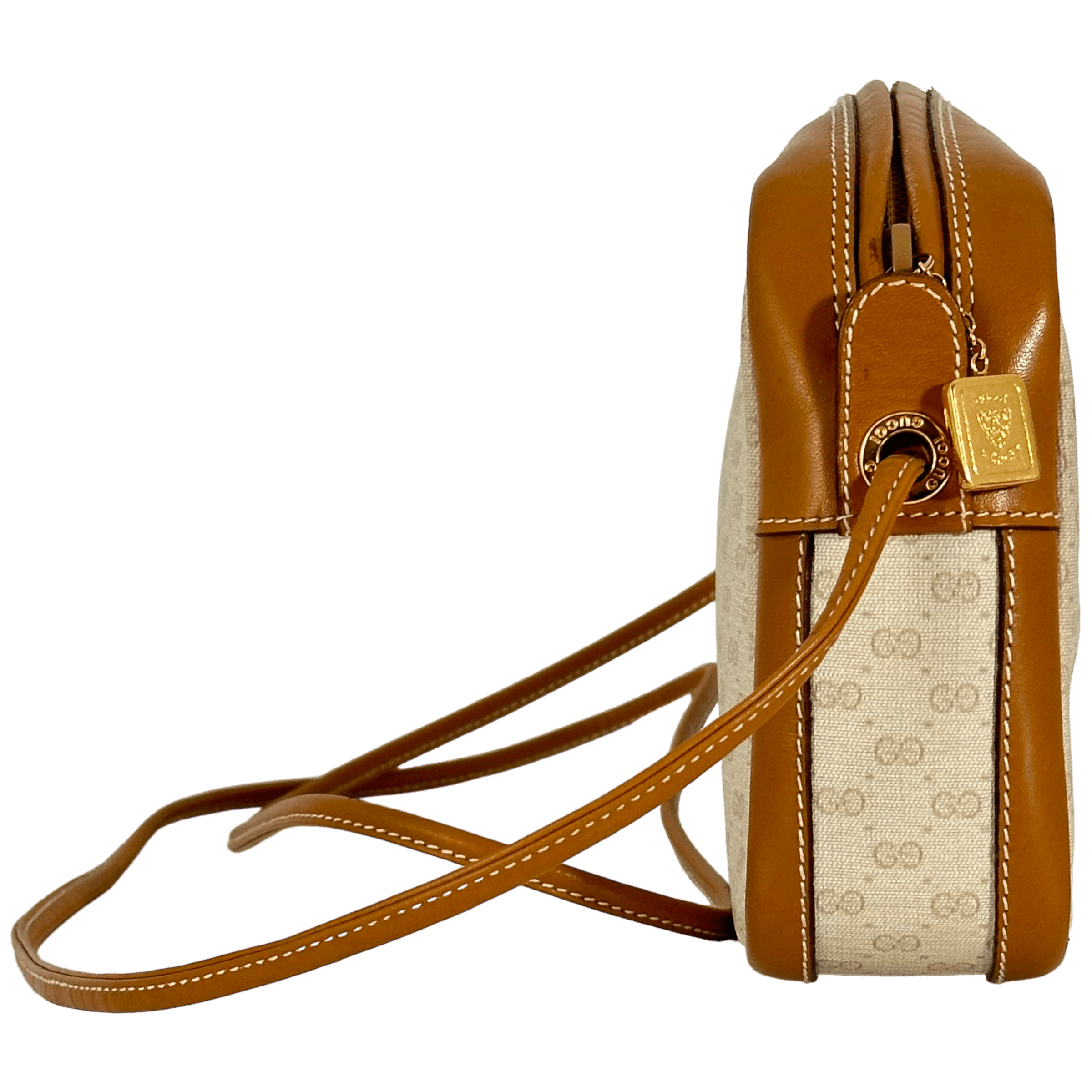 White Micro GG Crossbody
