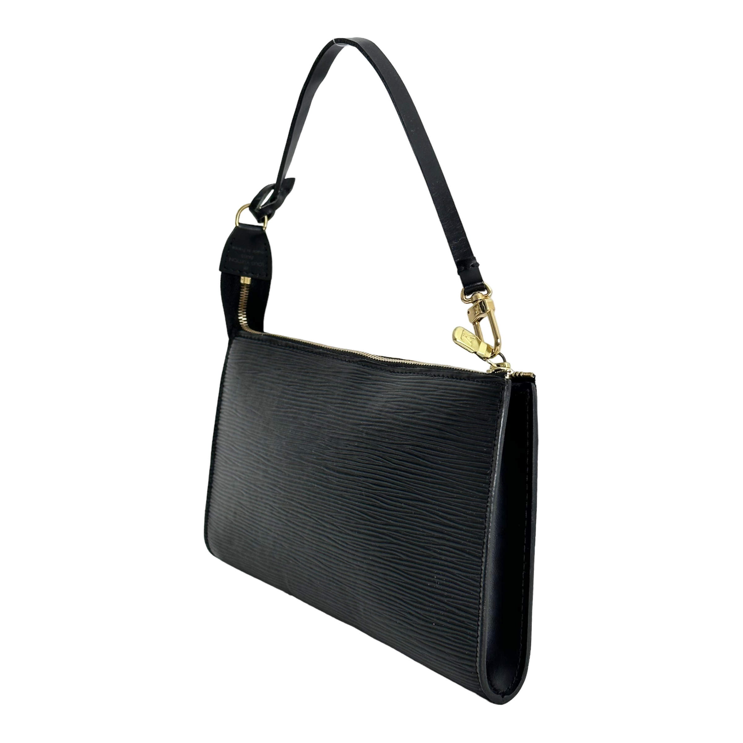 Black Epi Pochette Accessorie