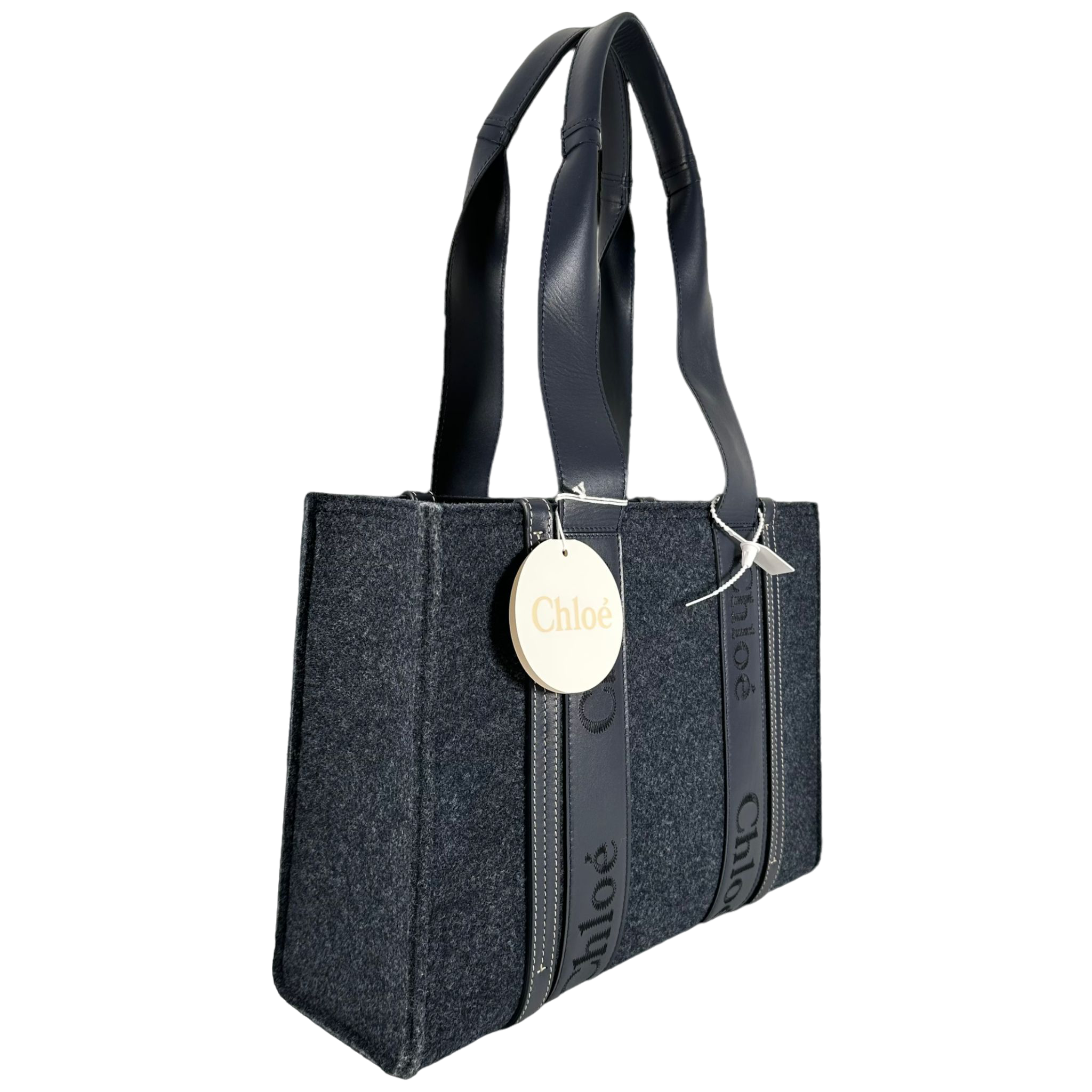 Navy Medium Woody Tote