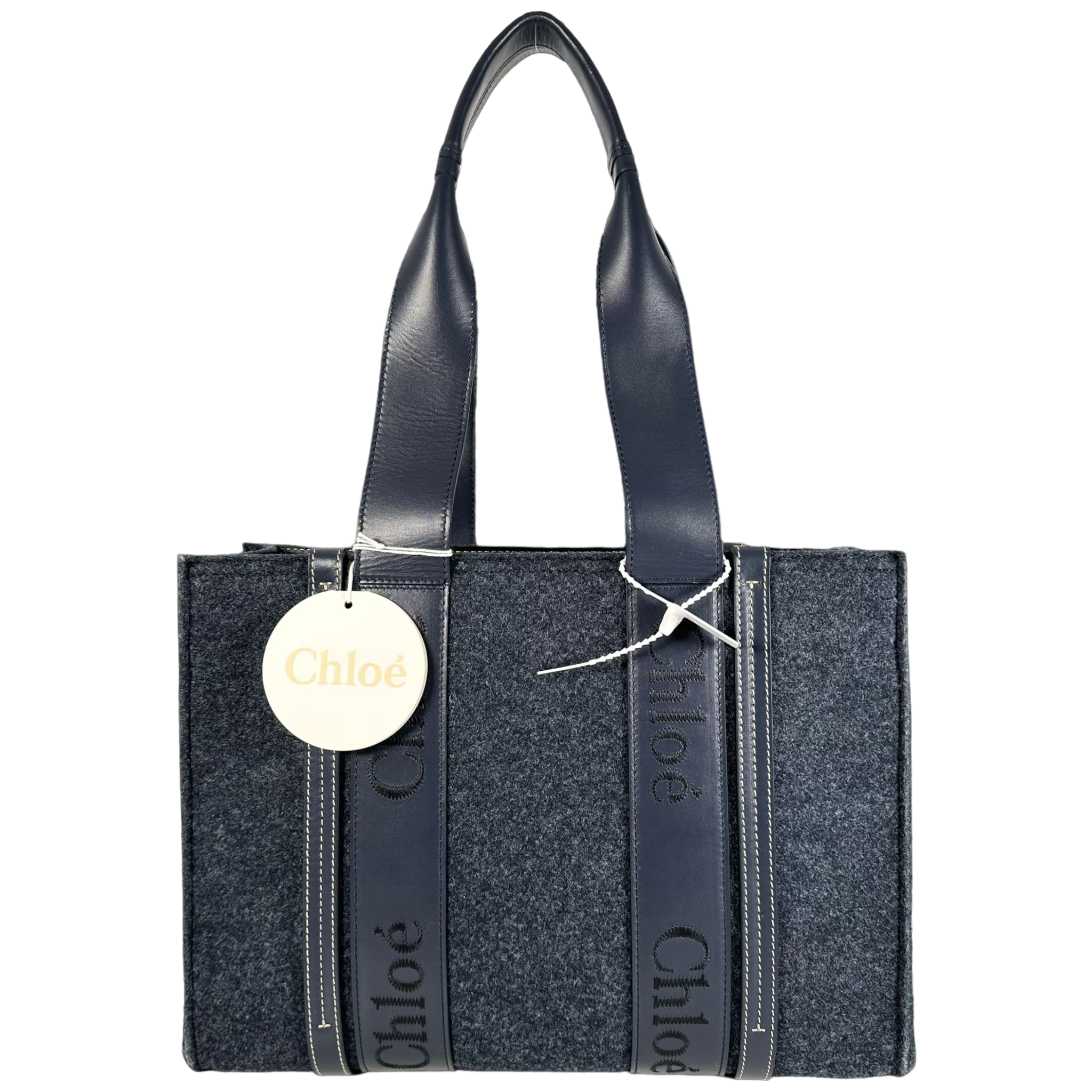 Navy Medium Woody Tote