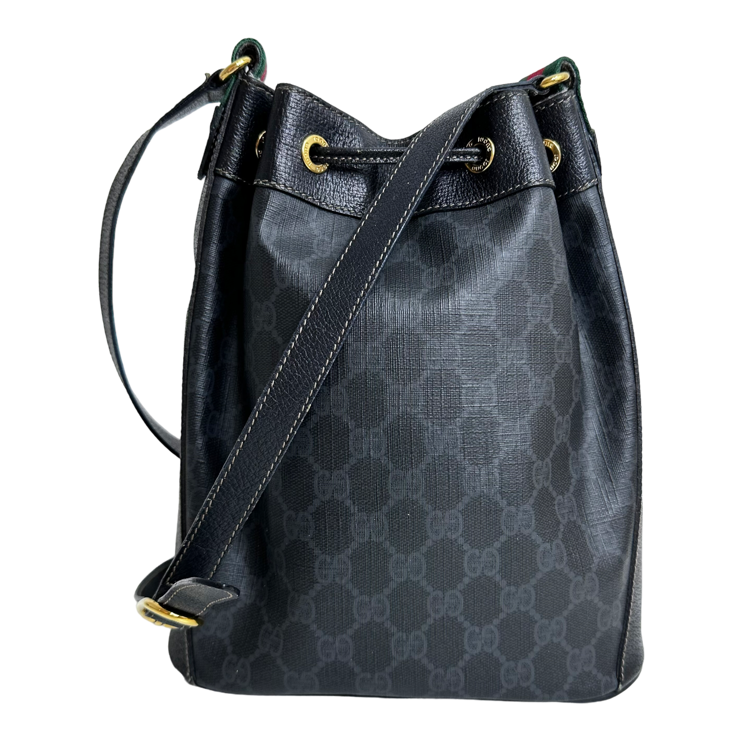 Black GG Bucket Bag