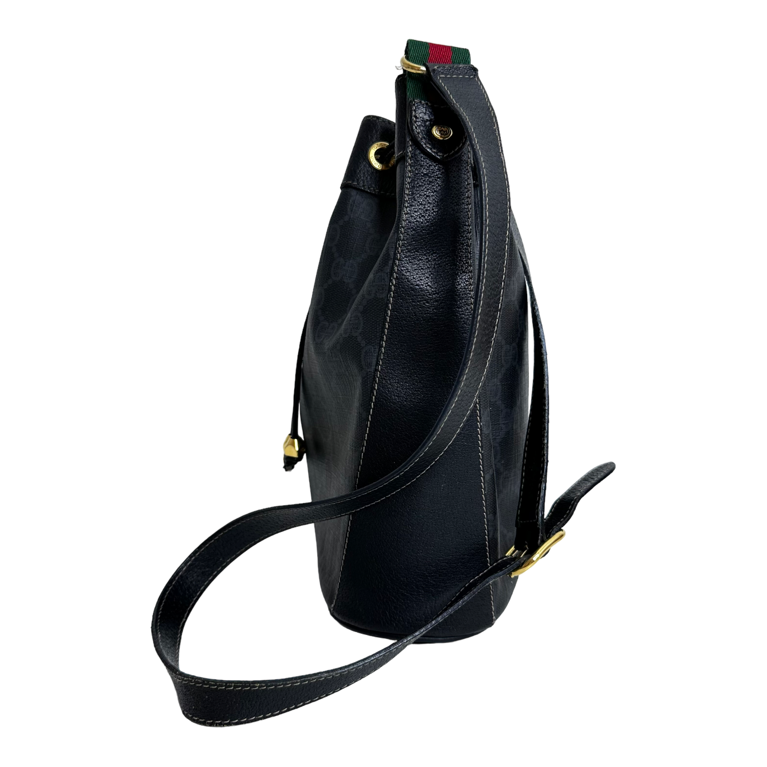 Black GG Bucket Bag