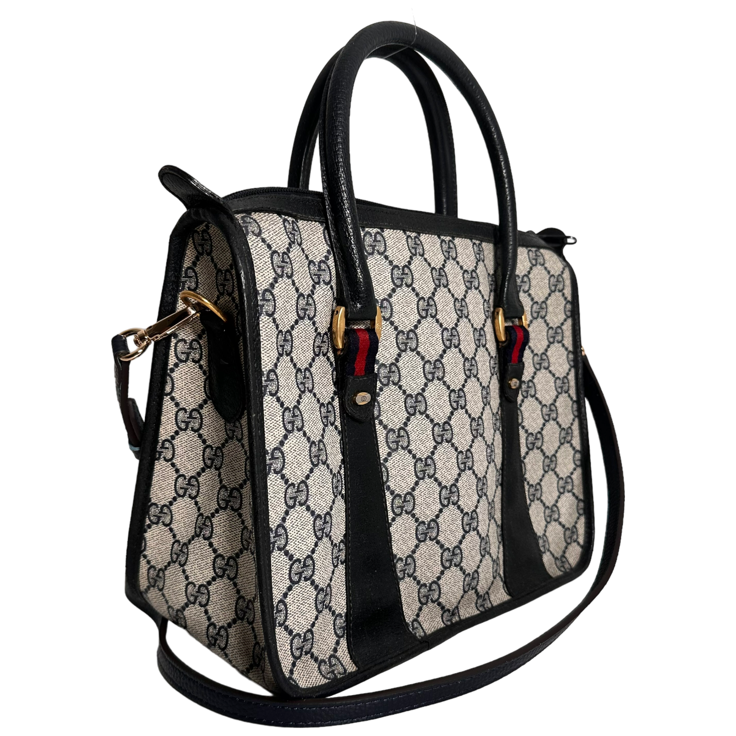 Vintage Navy Supreme Handbag