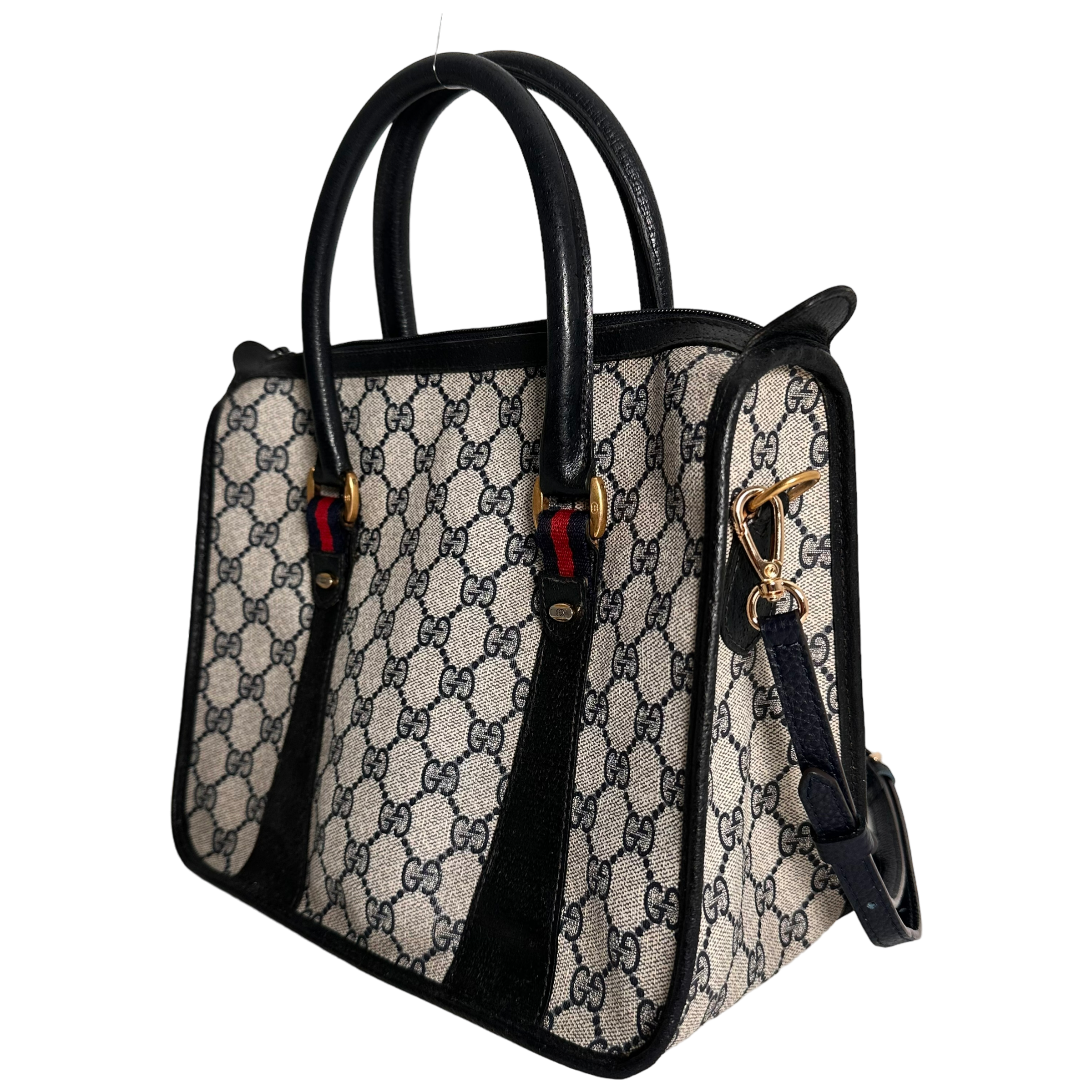 Vintage Navy Supreme Handbag