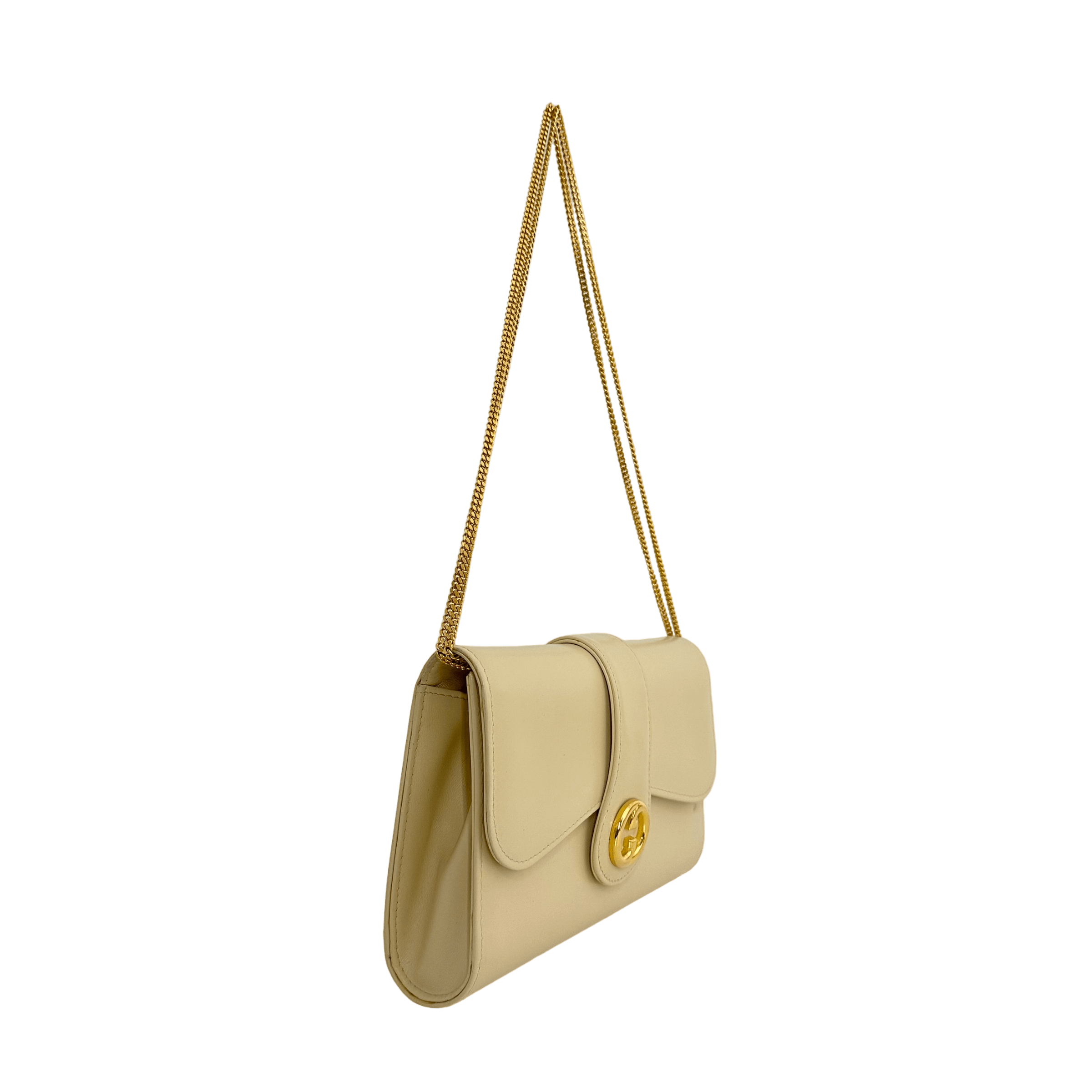 Vintage Ivory Shoulder Bag