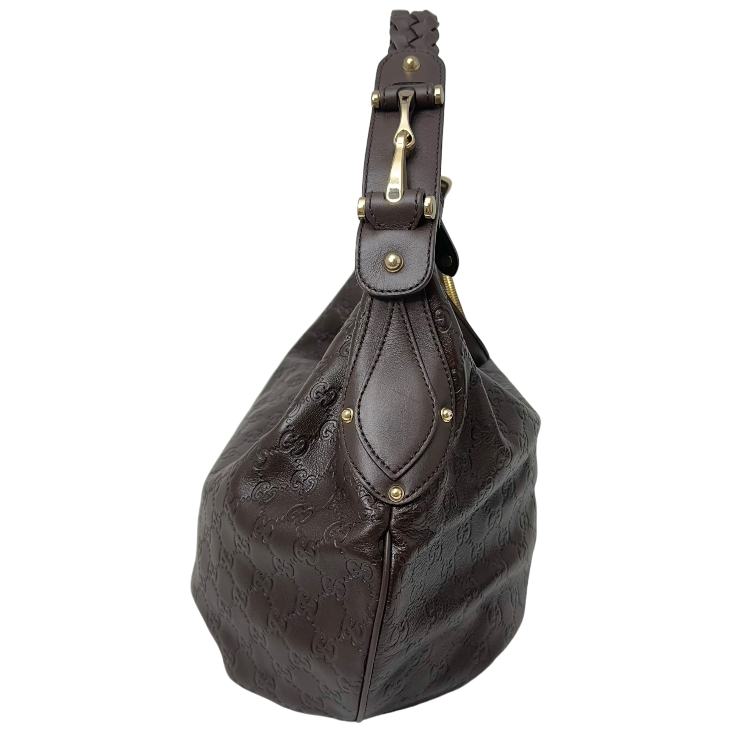 Brown Guccissima Shoulder Bag
