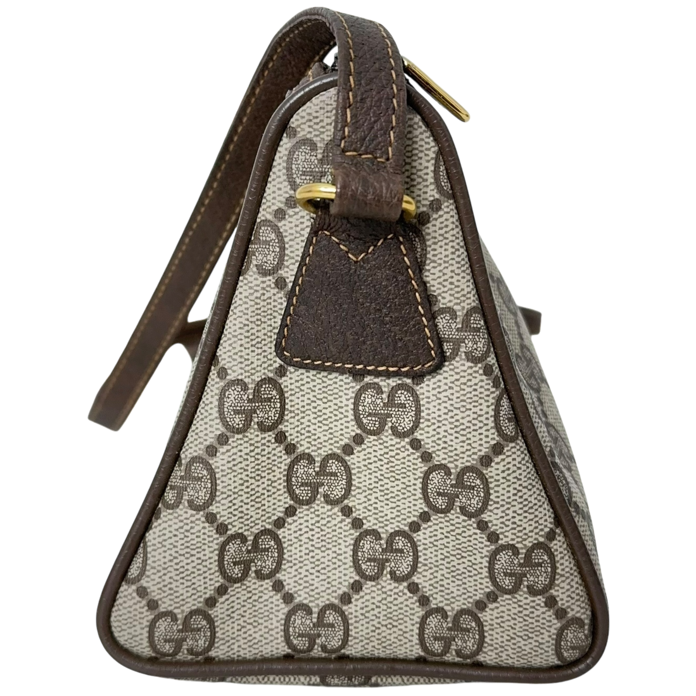 Brown GG Web Crossbody