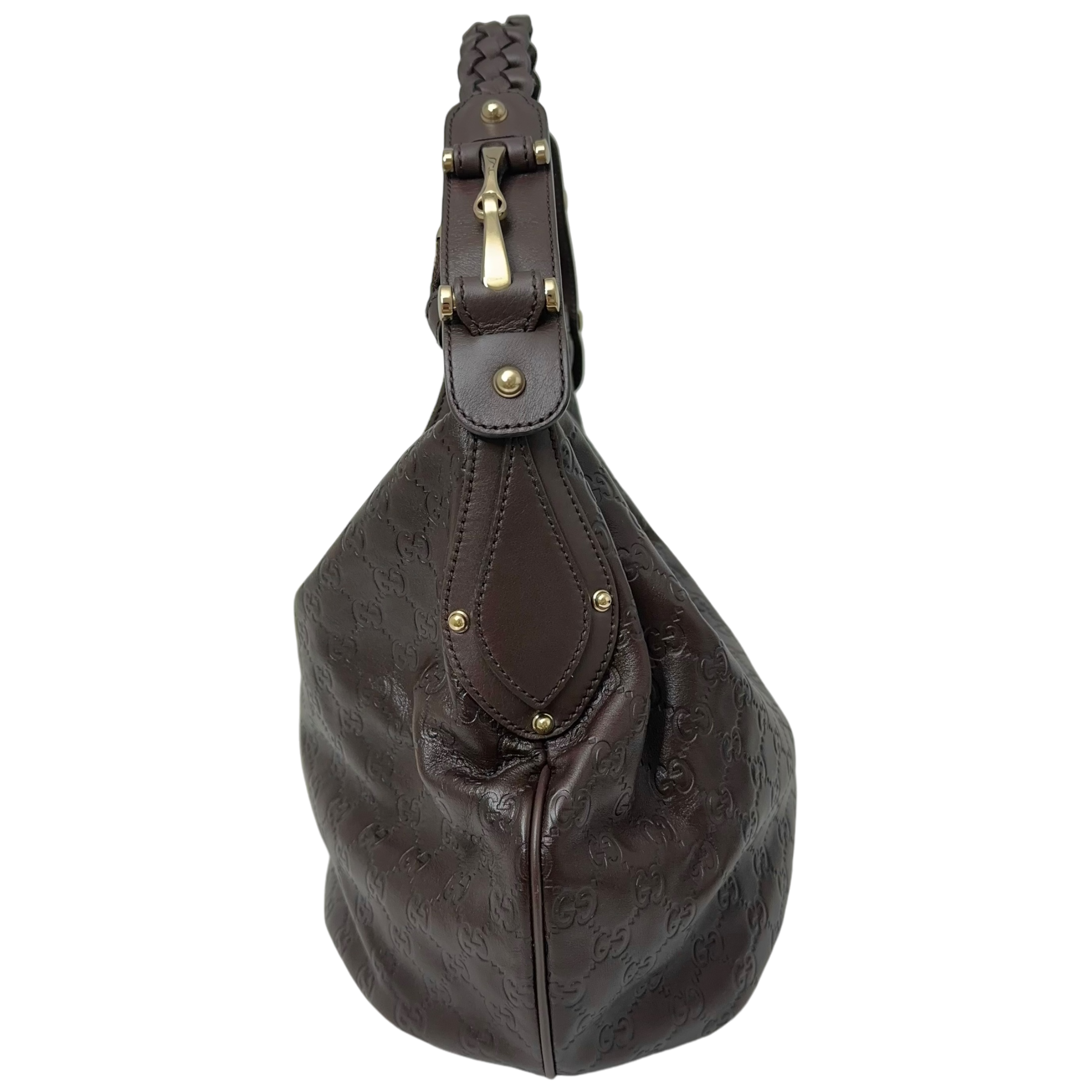 Brown Guccissima Shoulder Bag