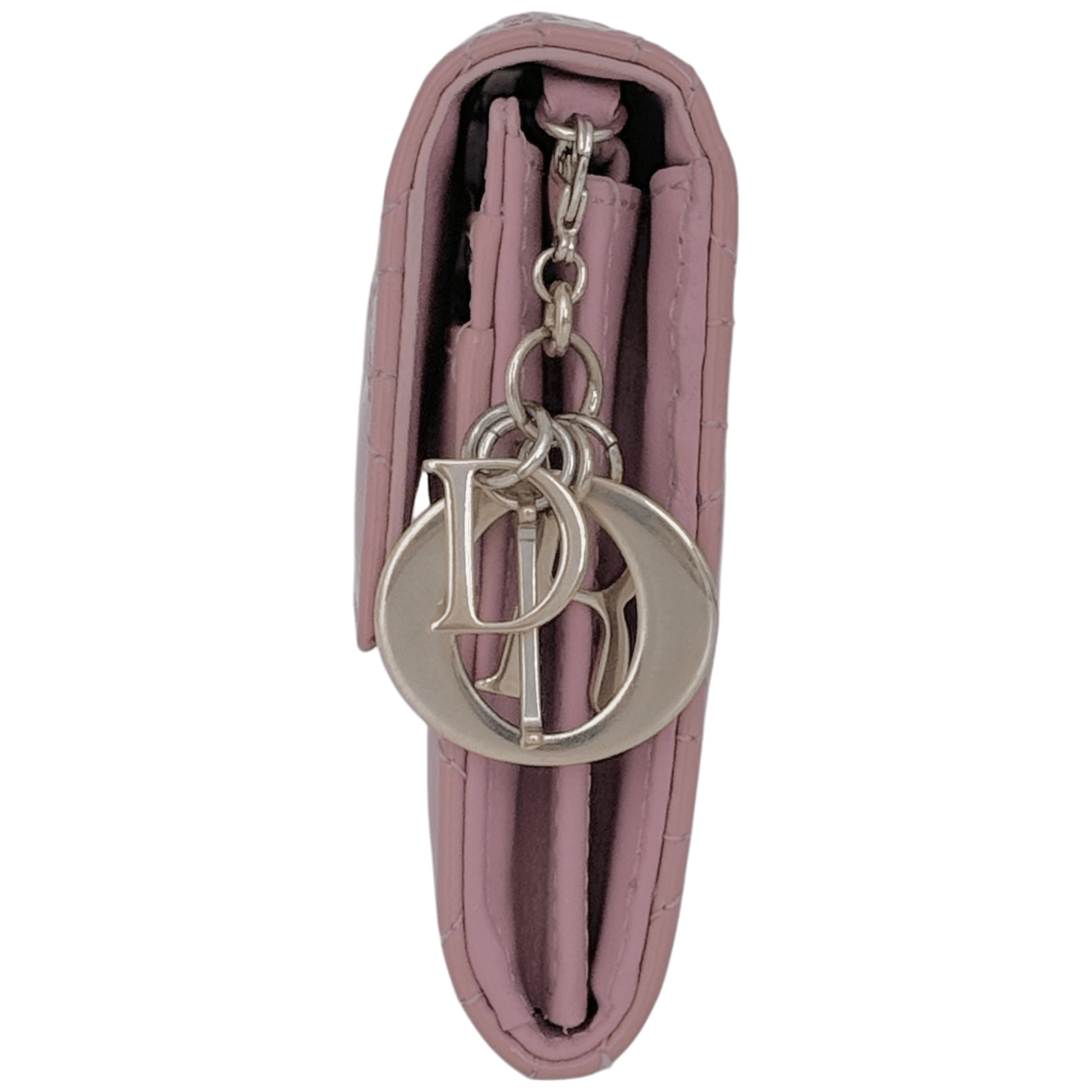 Patent Cannage Lady Dior Long Wallet