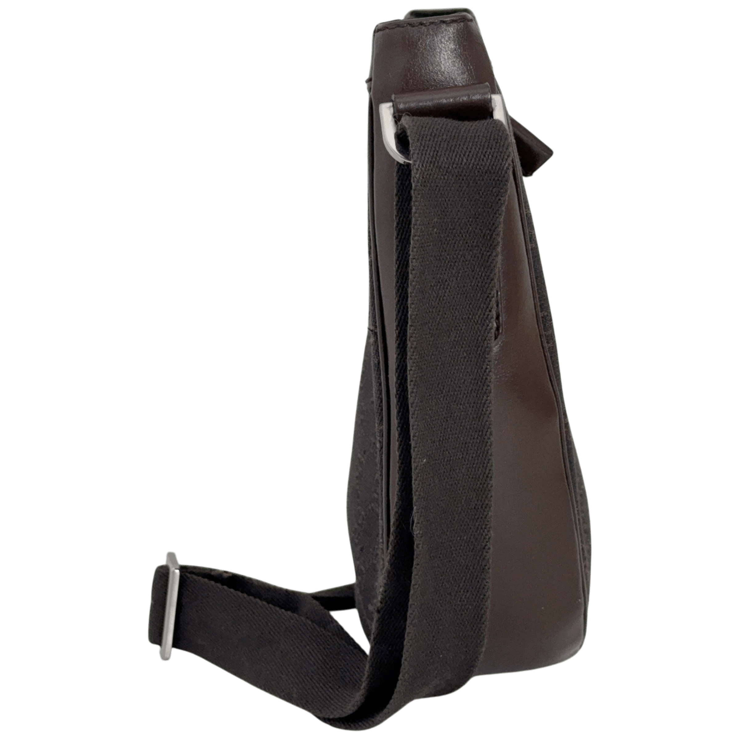 Half Moon Denim Shoulder Bag