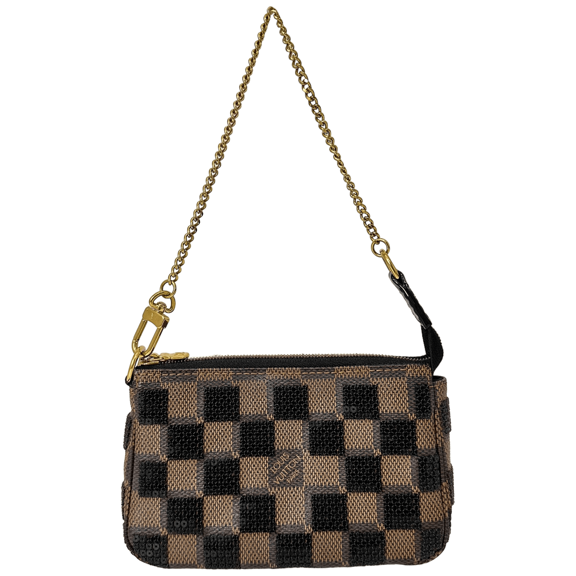 Damier Paillettes Mini Pochette Accessories