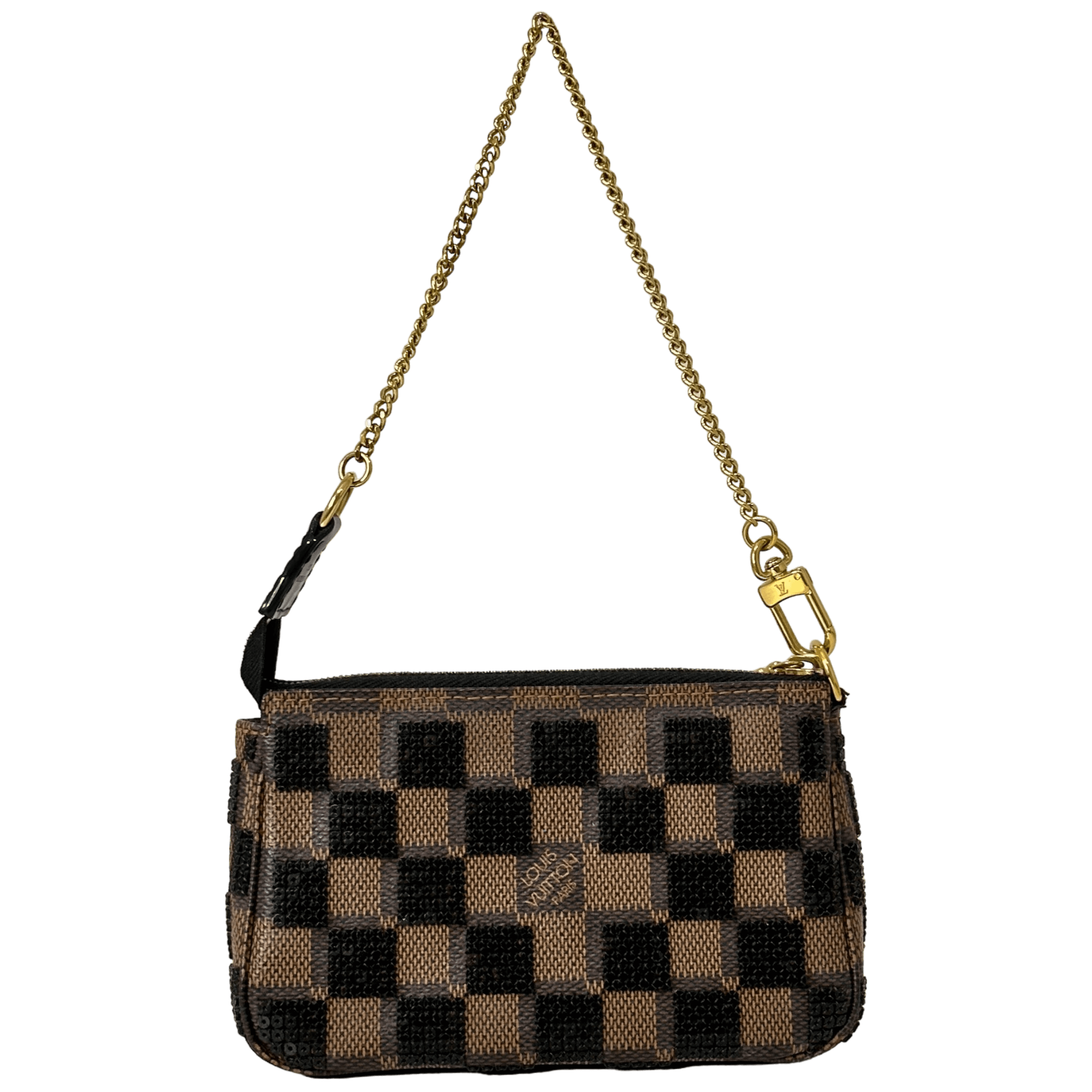 Damier Paillettes Mini Pochette Accessories