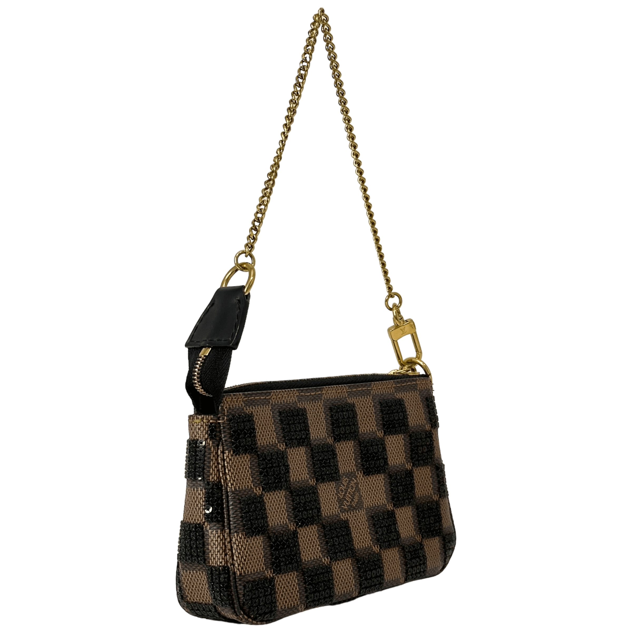 Damier Paillettes Mini Pochette Accessories