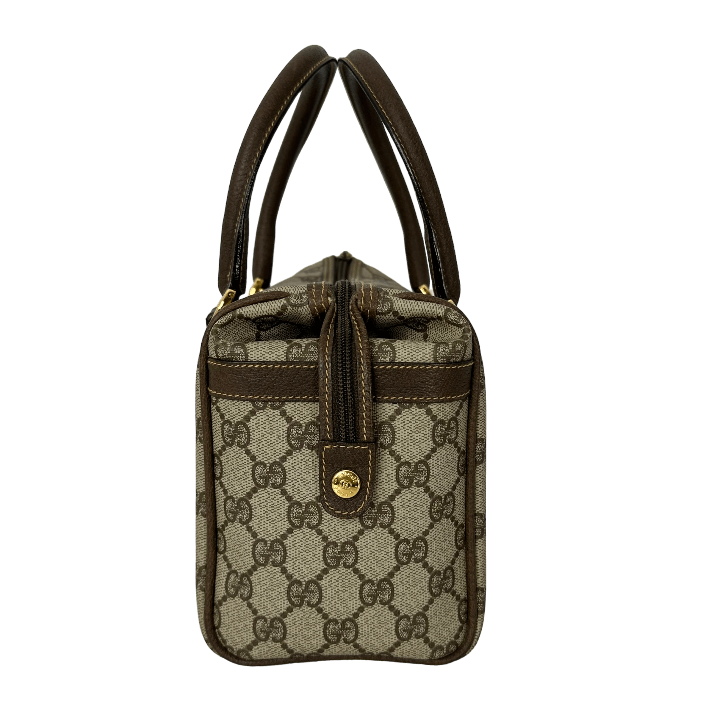 Small Brown Boston Bag