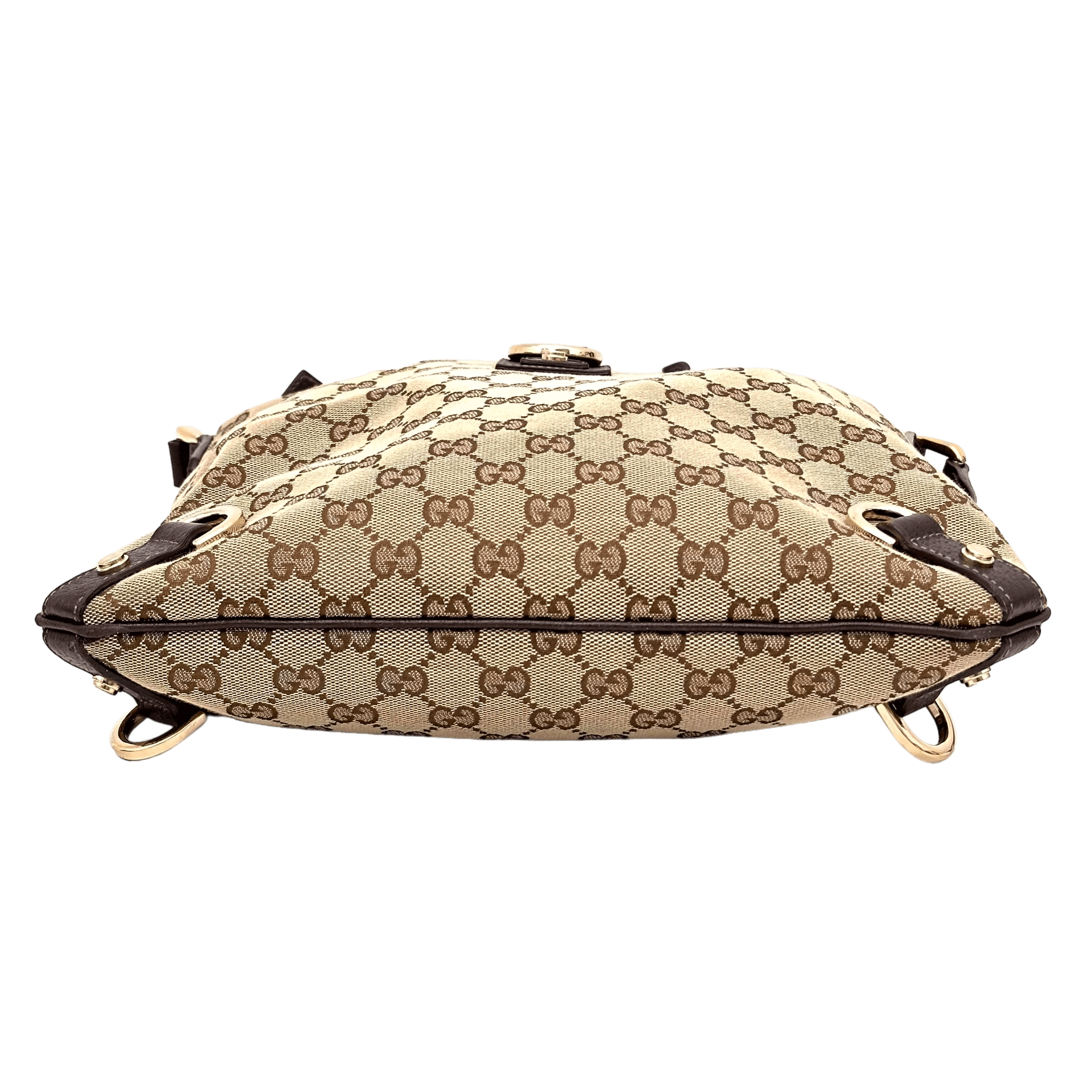 Brown GG Web Crossbody