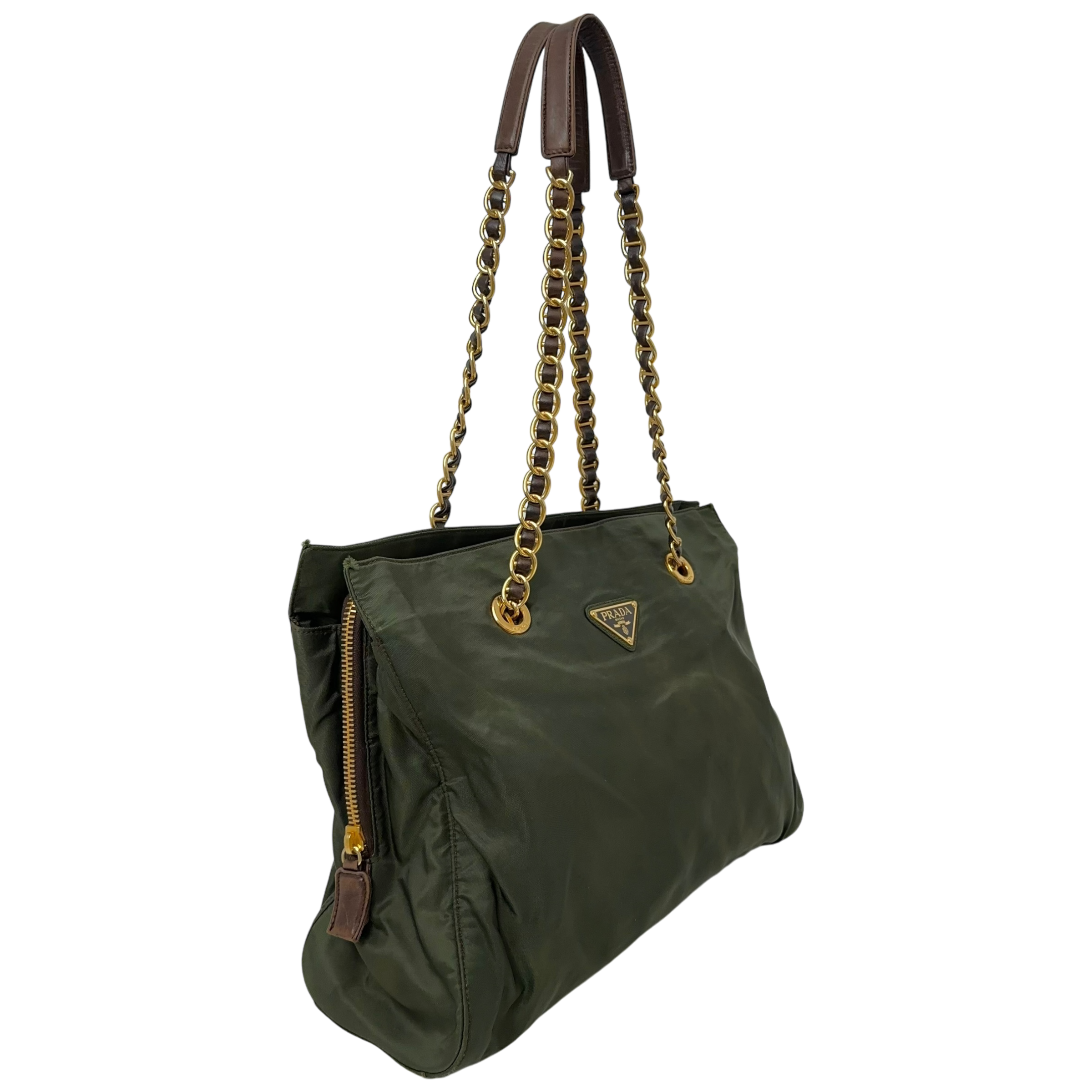 Nylon Chain Tote