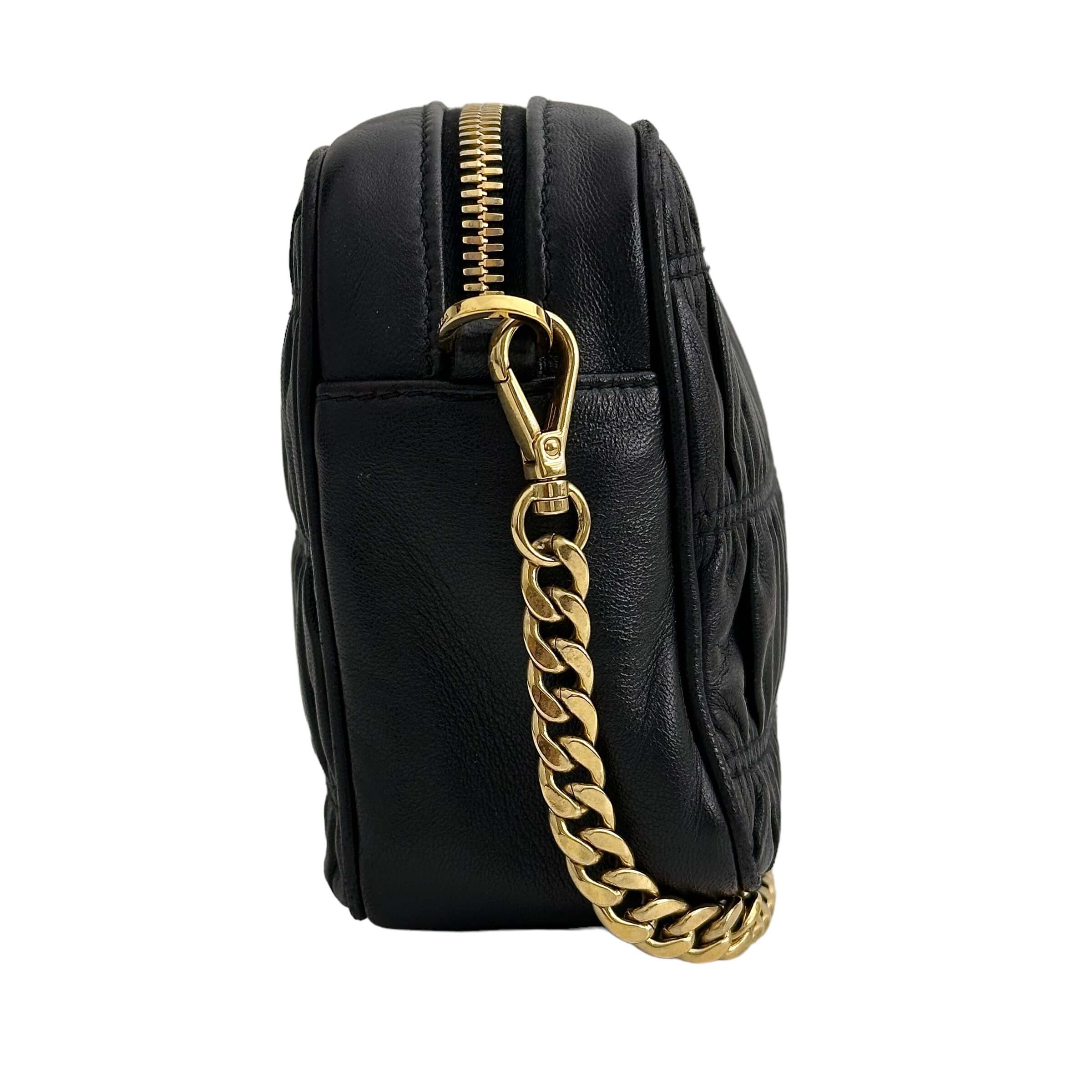 Bandoleria Nappa Gaufre Crossbody