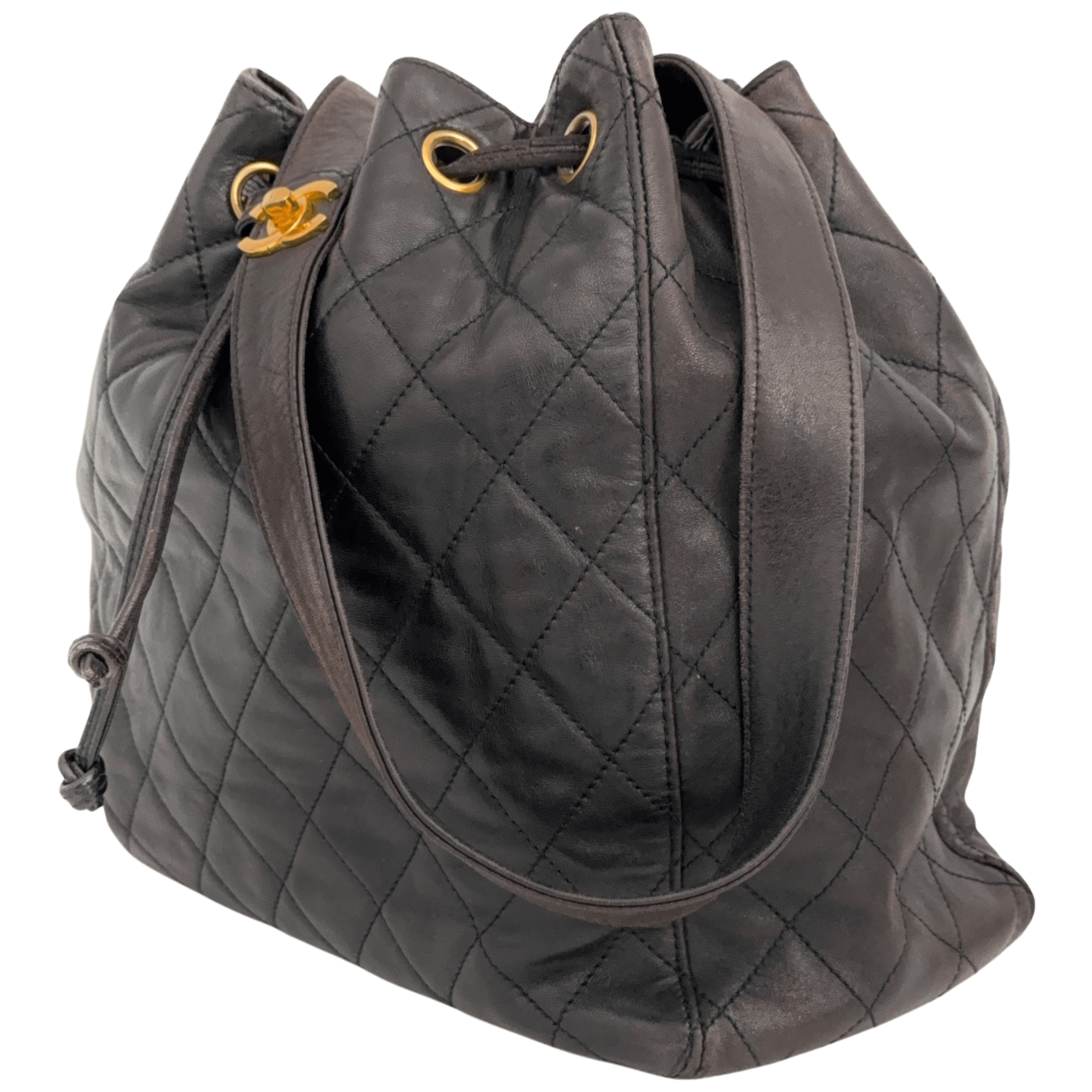 CC Brown Bucket Bag