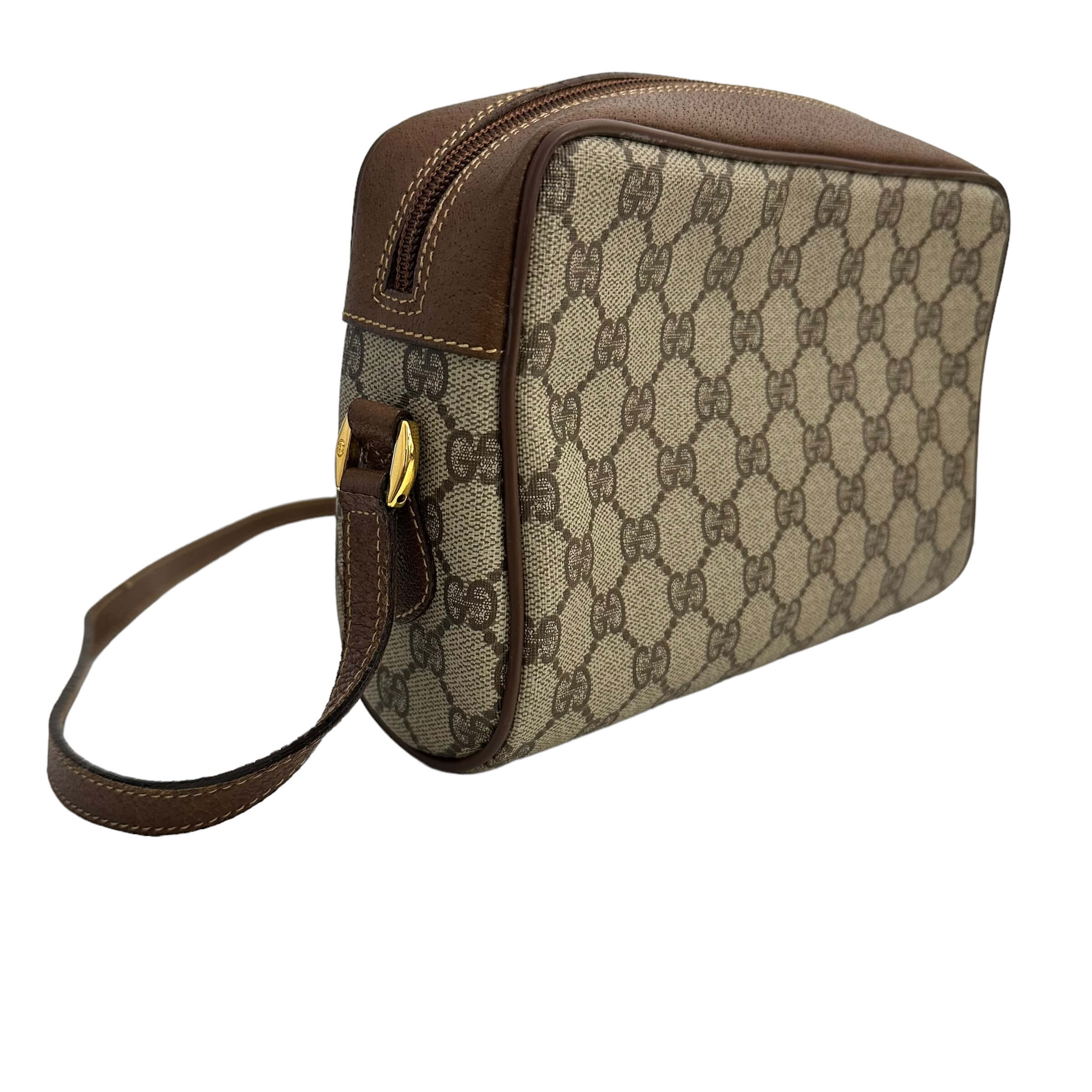 Brown GG Supreme Crossbody