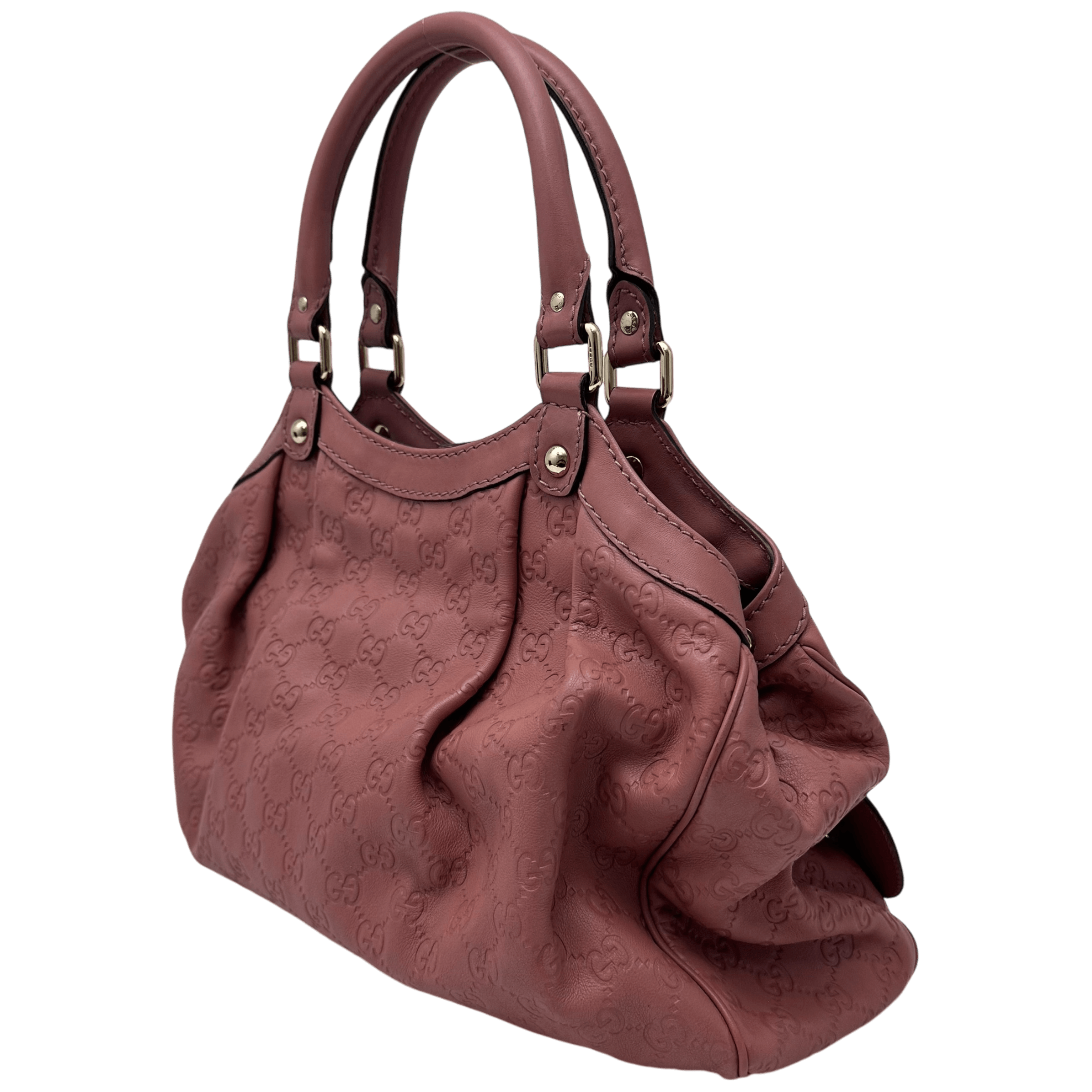 Pink Guccissima Handbag