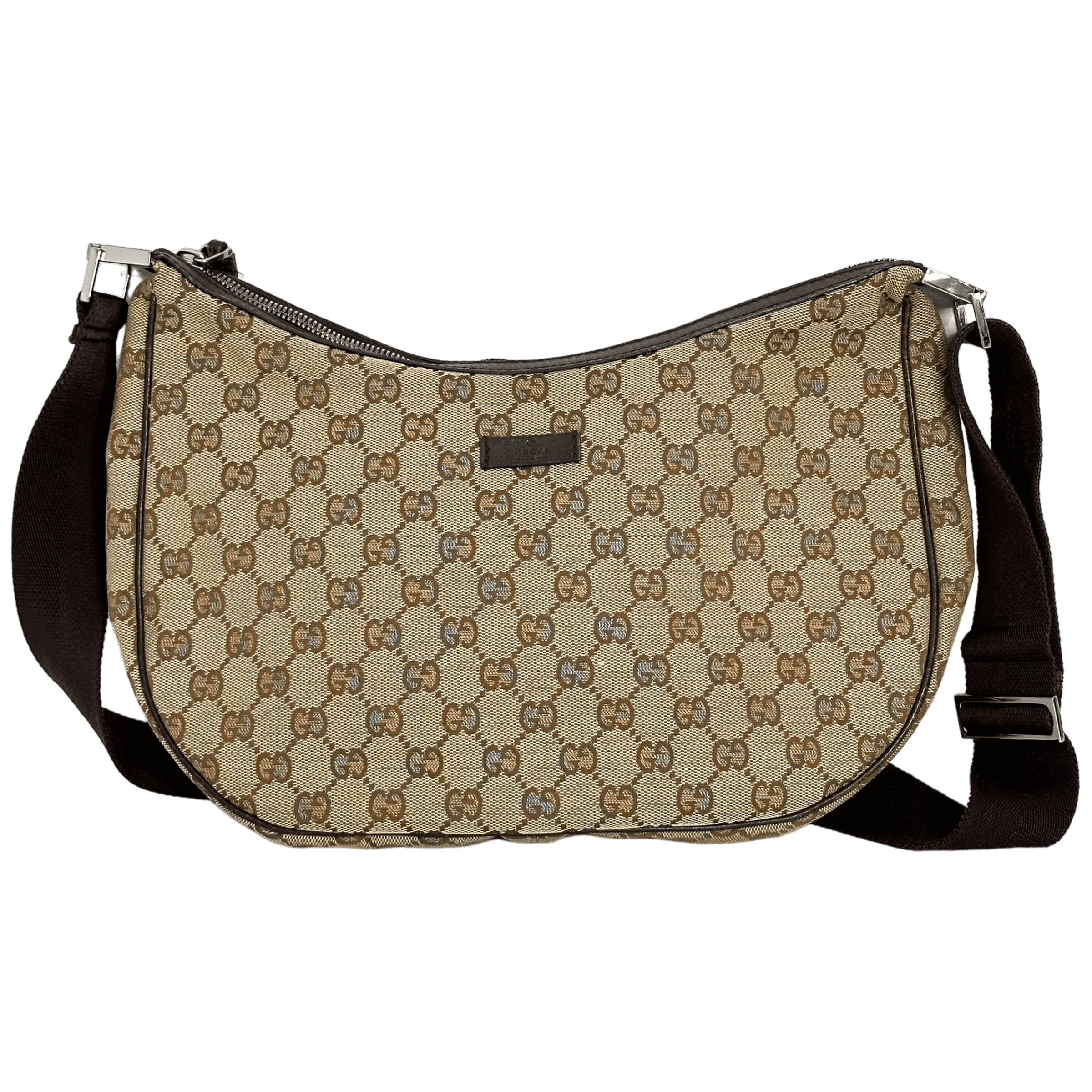 GG Web Brown Messenger Bag