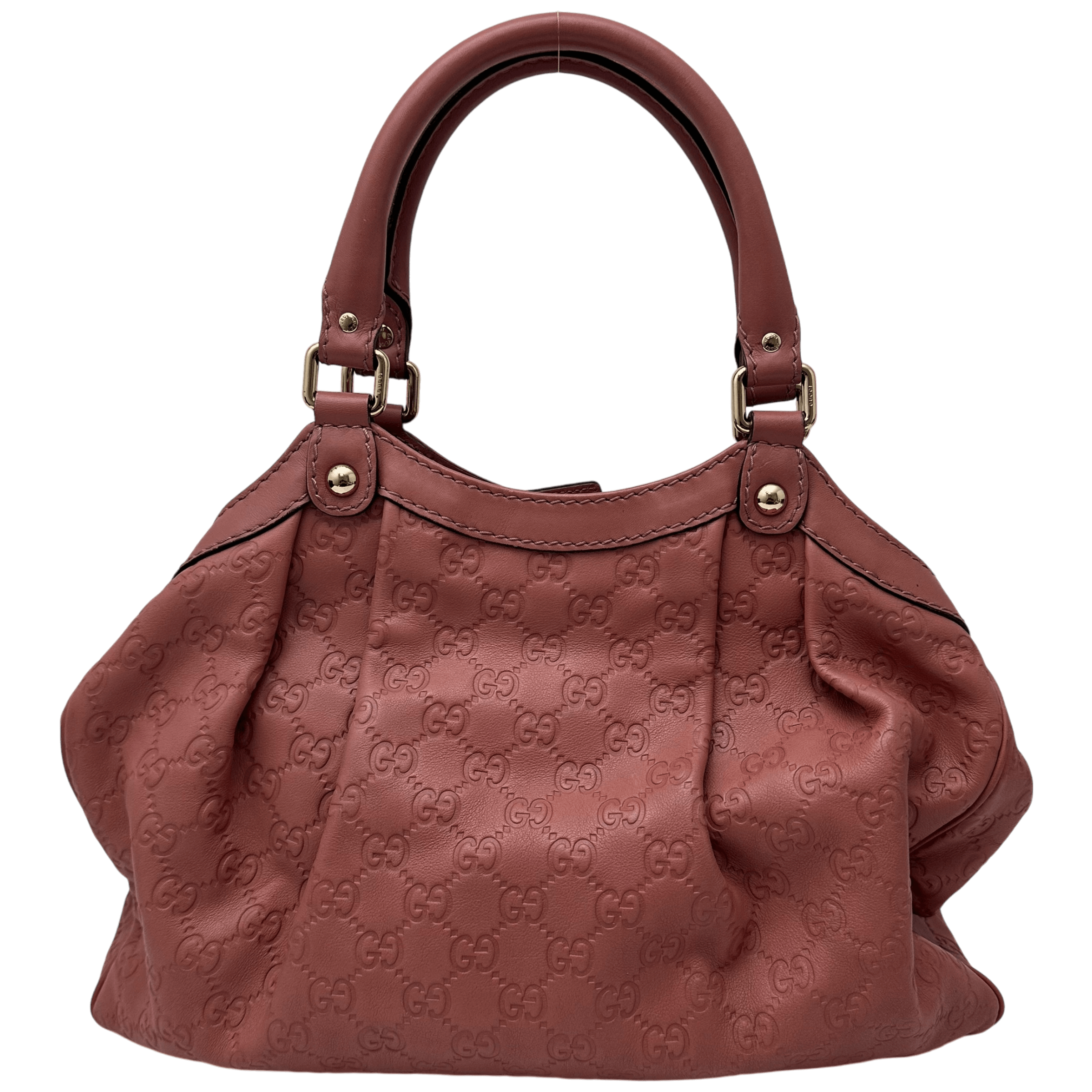 Pink Guccissima Handbag