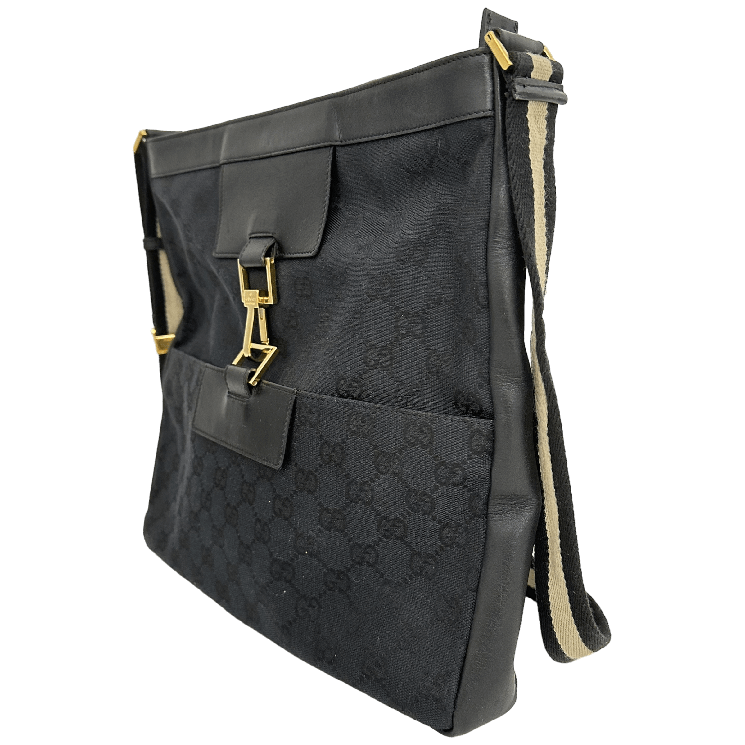 Black/Midnight Blue GG Crossbody