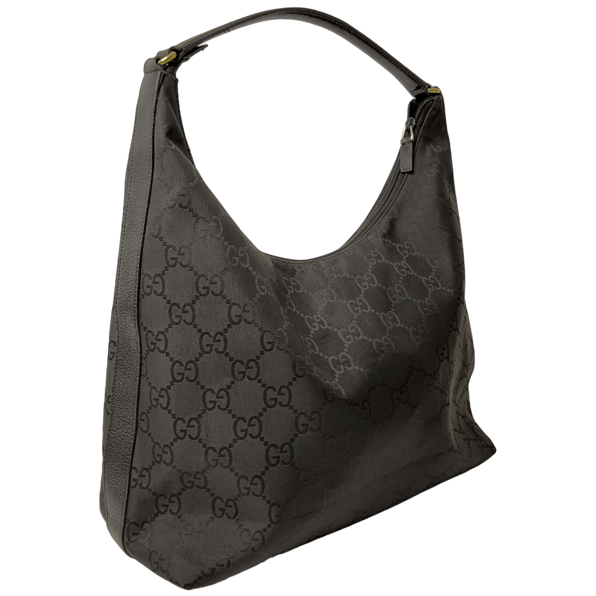 GG Web Nylon Shoulder Bag