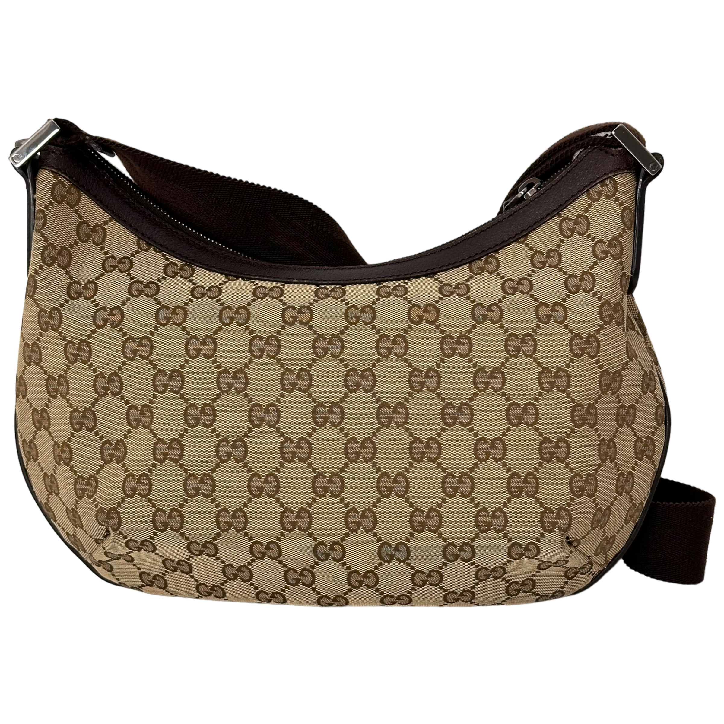 GG Web Brown Messenger Bag