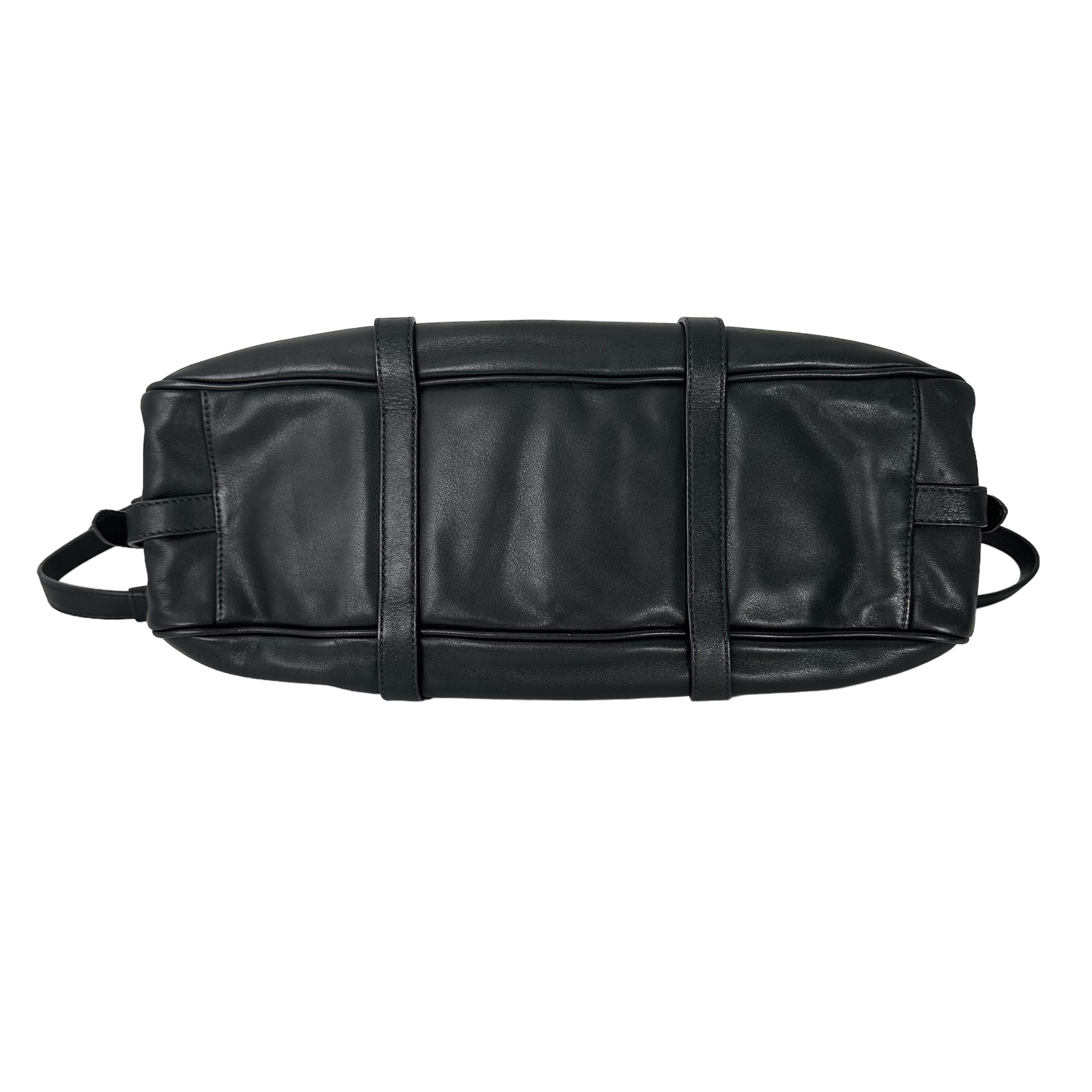 Bauletto Nero Calfskin Leather