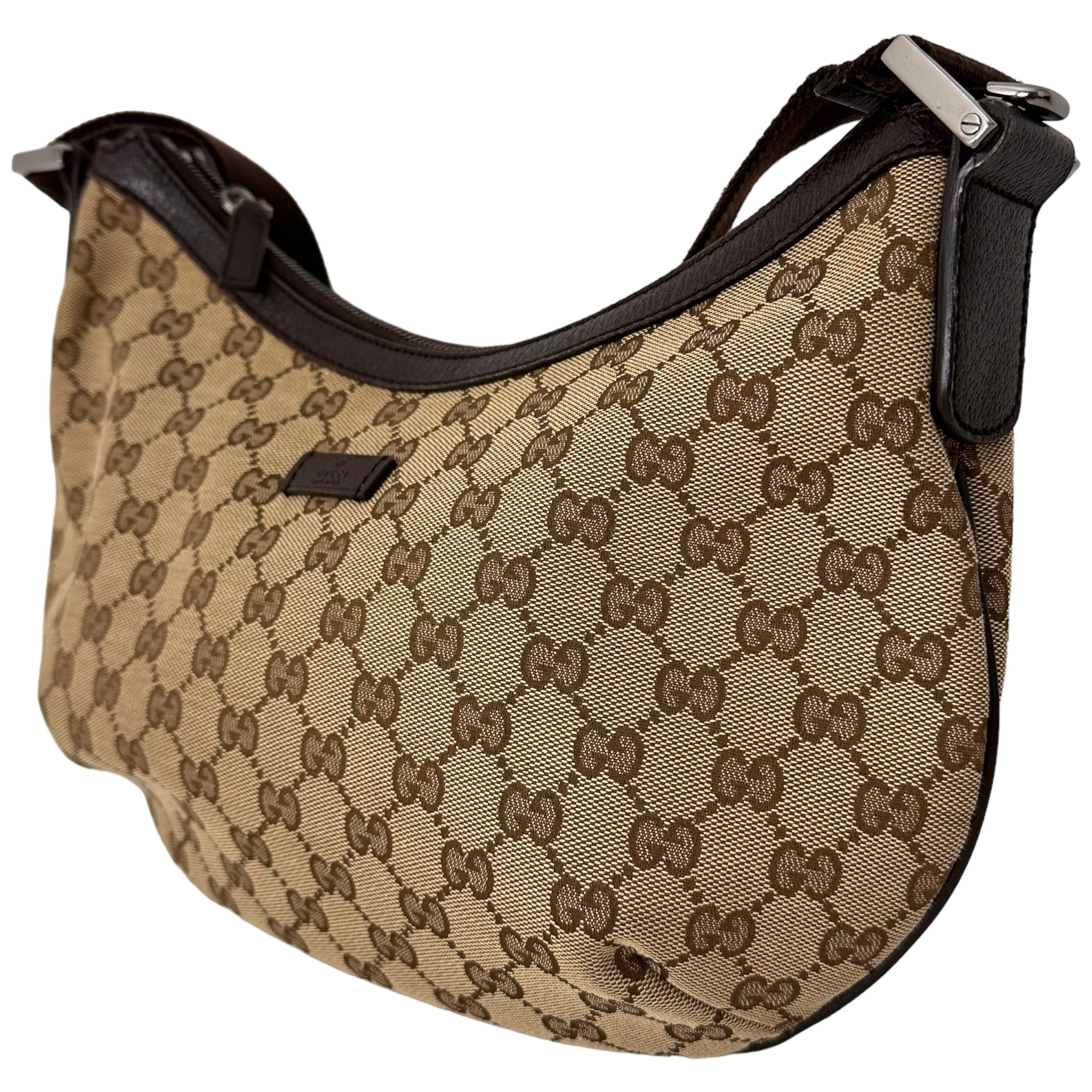 GG Web Brown Messenger Bag