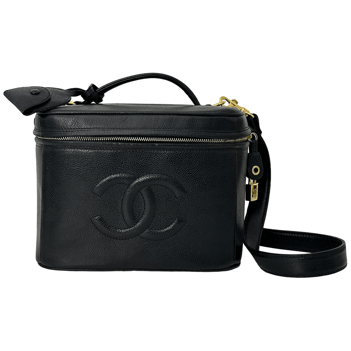 CC Caviar Vanity Case